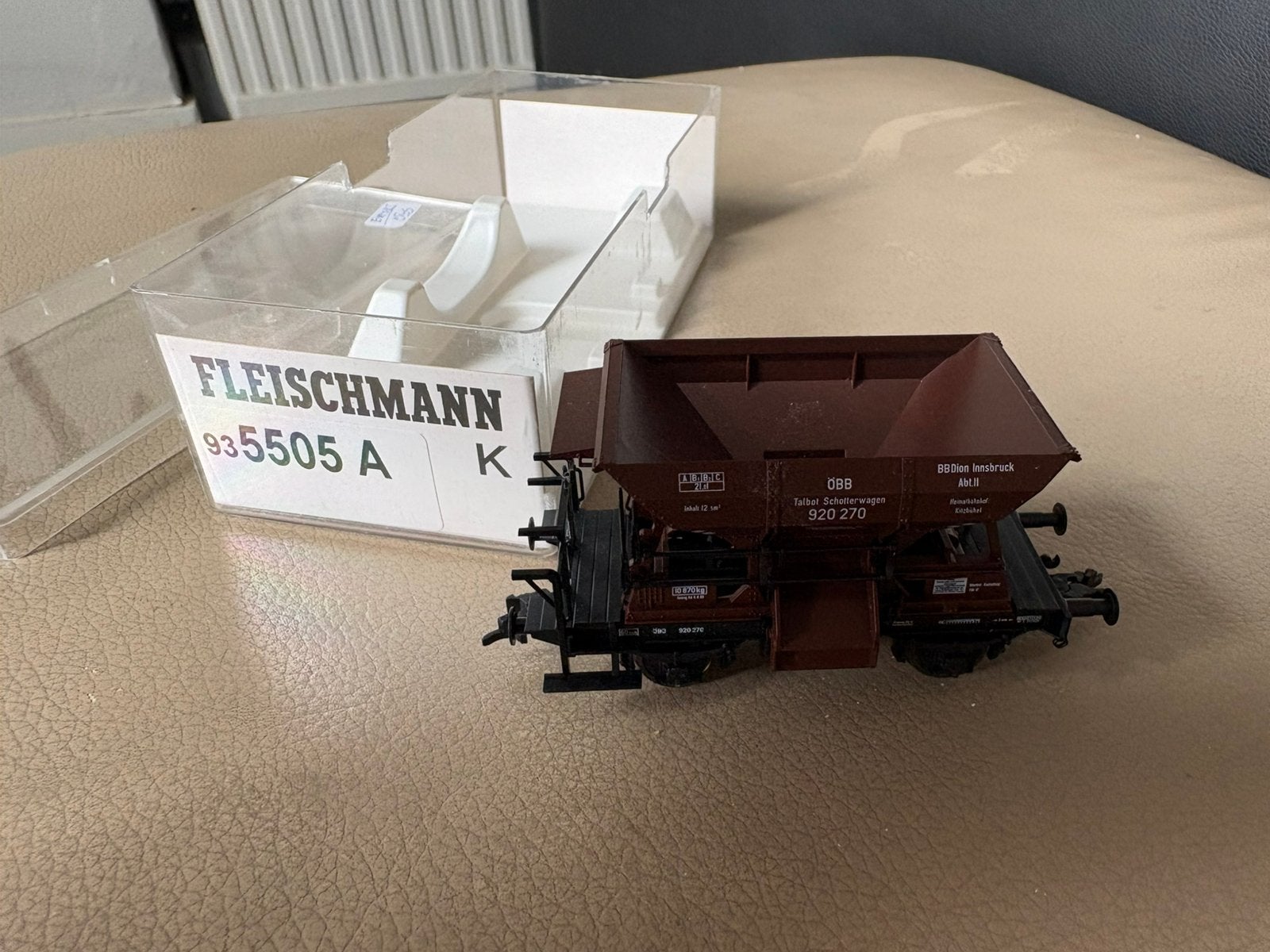 Fleischmann H0 935505A Schotterwagen ballastwagen, Gelijkstroom, Fleischmann, Wagon, Ophalen of Verzenden