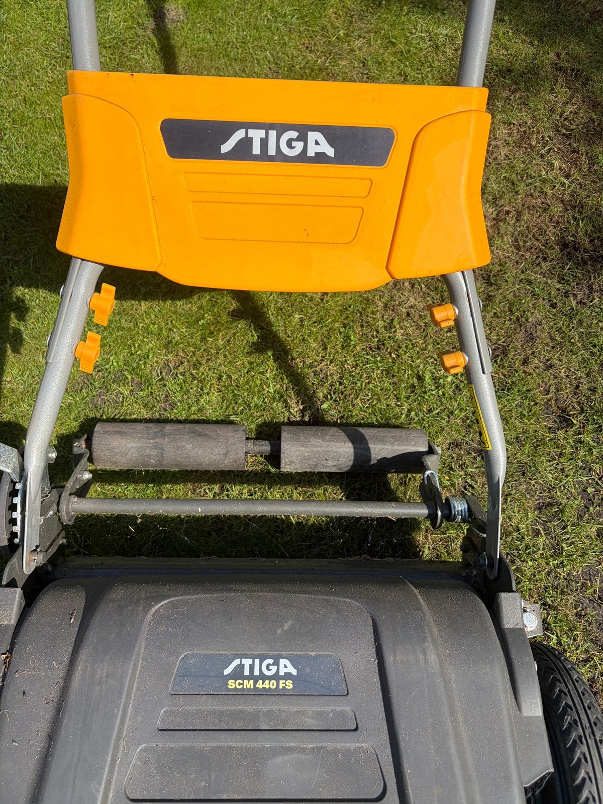 Stiga SCM 440 FS Kooimaaier, Kooimesmaaier, Ophalen, Zo goed als nieuw, Opvangzak