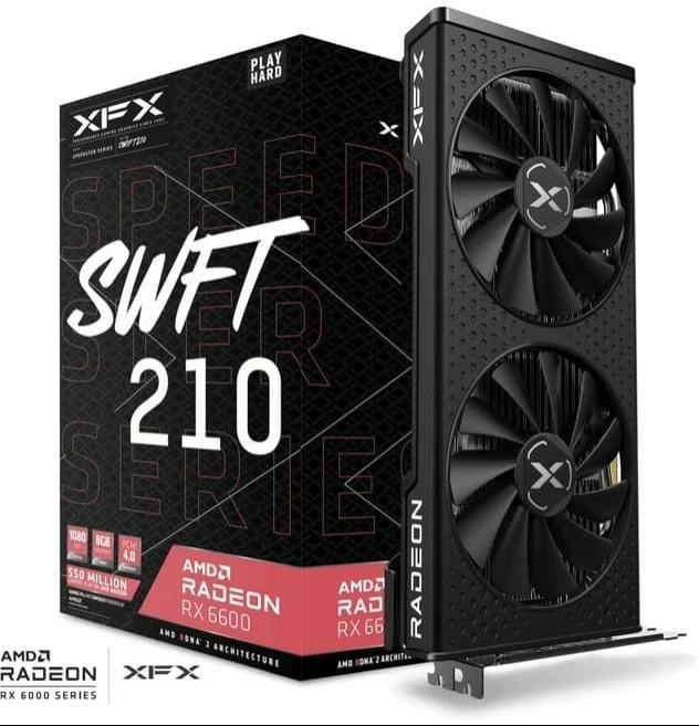 XFX Speedster SWFT 210 Radeon RX 6600 8gb Gddr6, Ophalen of Verzenden, Zo goed als nieuw, GDDR6, PCI-Express 4