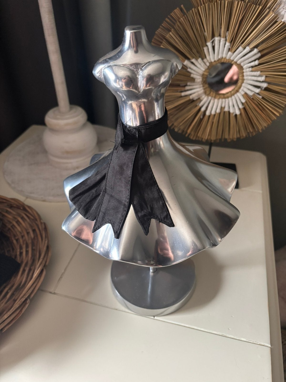 Riviera maison dress statue en boho spiegel, Huis en Inrichting, Woonaccessoires | Stolpen, Ophalen, Zo goed als nieuw