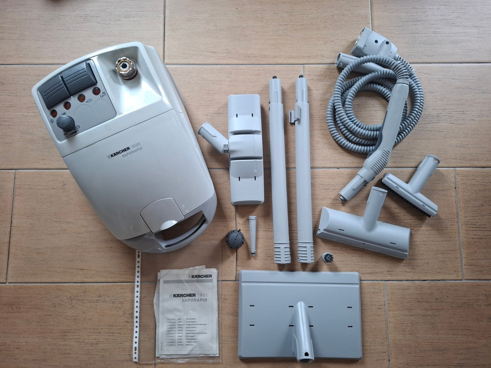 Kärcher 1501 Vaprorapid Stoomreiniger - 2 x gebruikt, Ophalen, Inclusief accessoires, Gebruikt, Kärcher