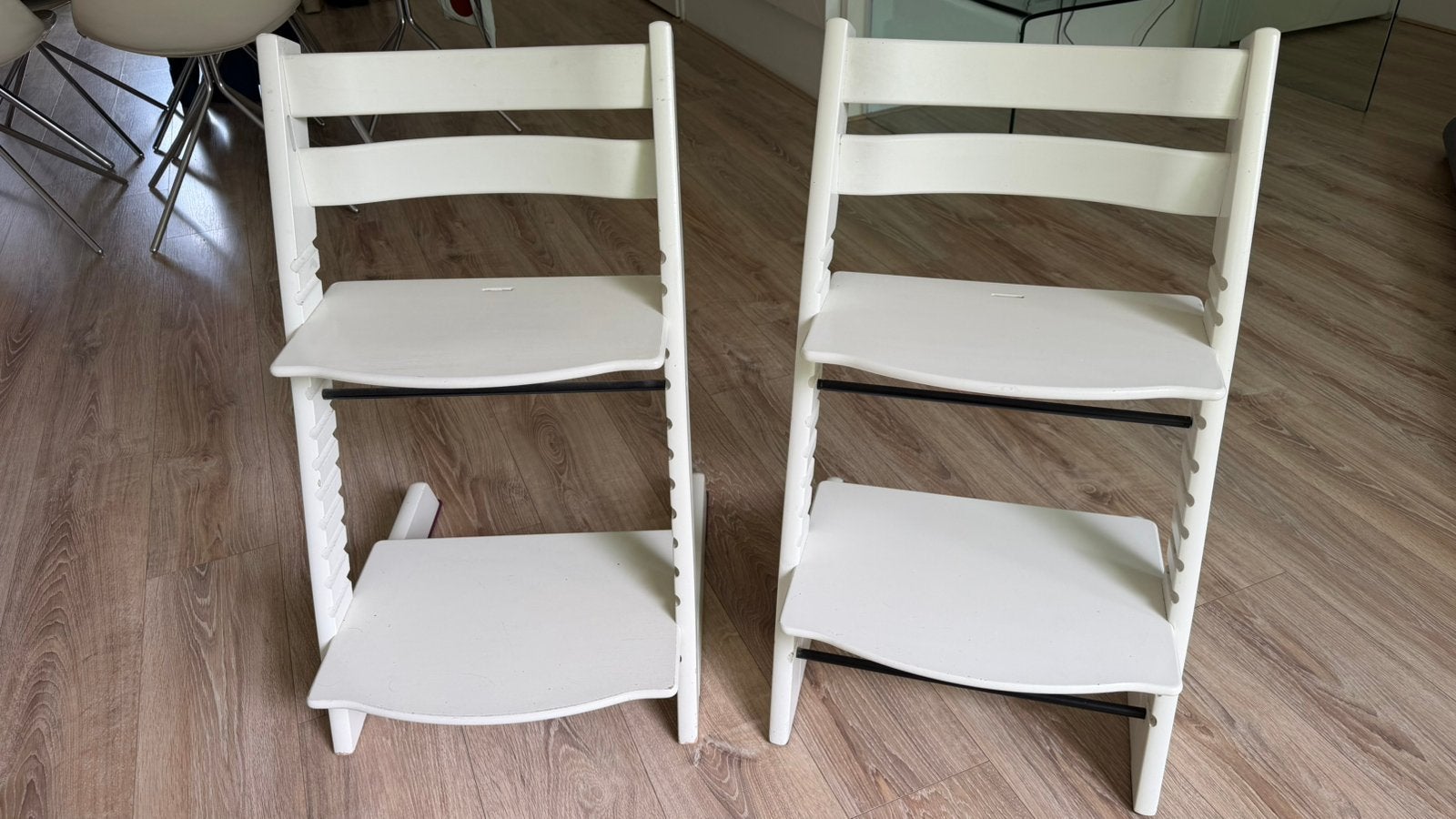 Stokke Tripp Trapp, 2x, Kinderen en Baby's, Kinderstoelen, Ophalen, Gebruikt, Meegroeistoel
