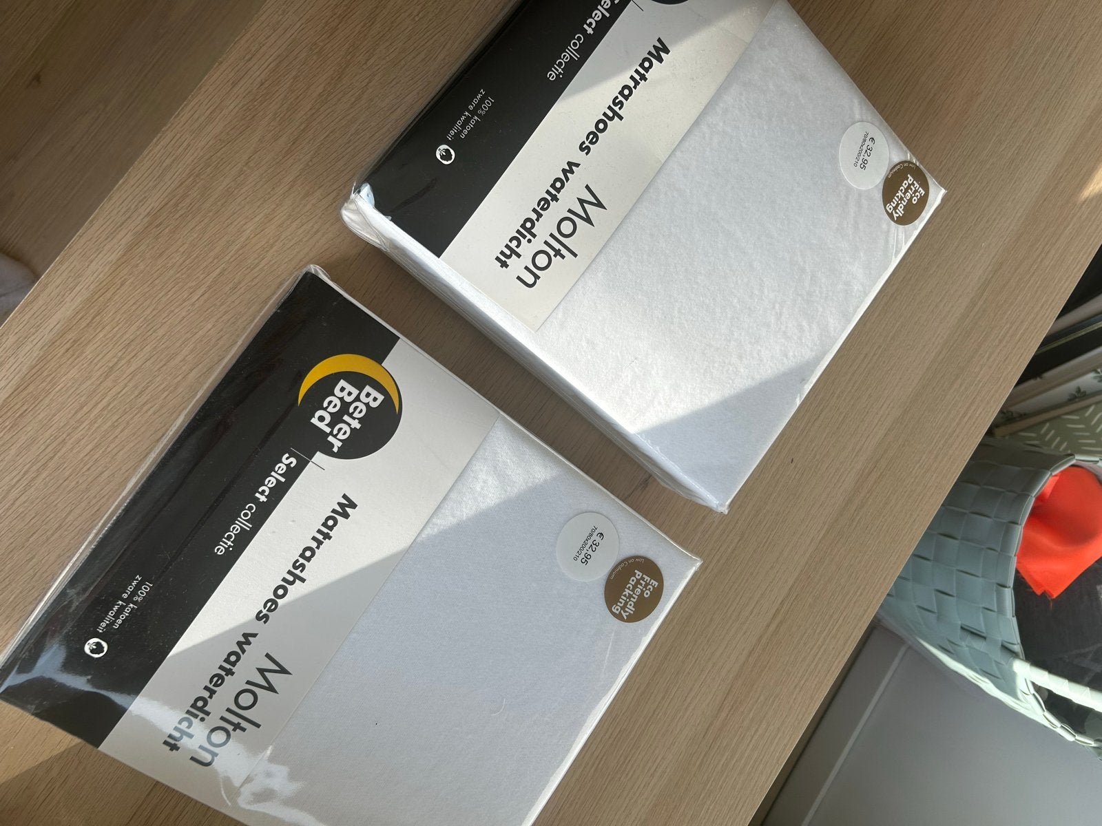 Beter Bed Molton Matrashoes Waterdicht - Nieuw, Eenpersoons, Matrasbeschermer, Wit, Katoen