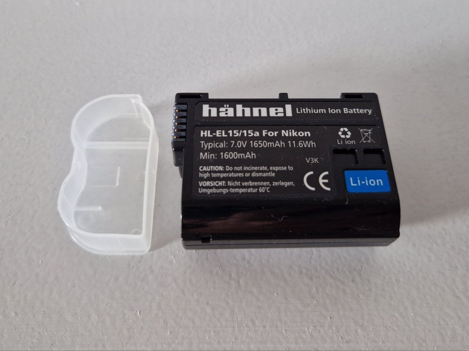 Hähnel HL-EL15/15a Lithium Ion Batterij voor Nikon, Gebruikt, Overige merken, Nikon, Accu