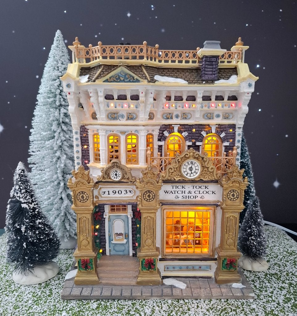 Lemax Tick tock watch & clock shop, Ophalen of Verzenden, Zo goed als nieuw