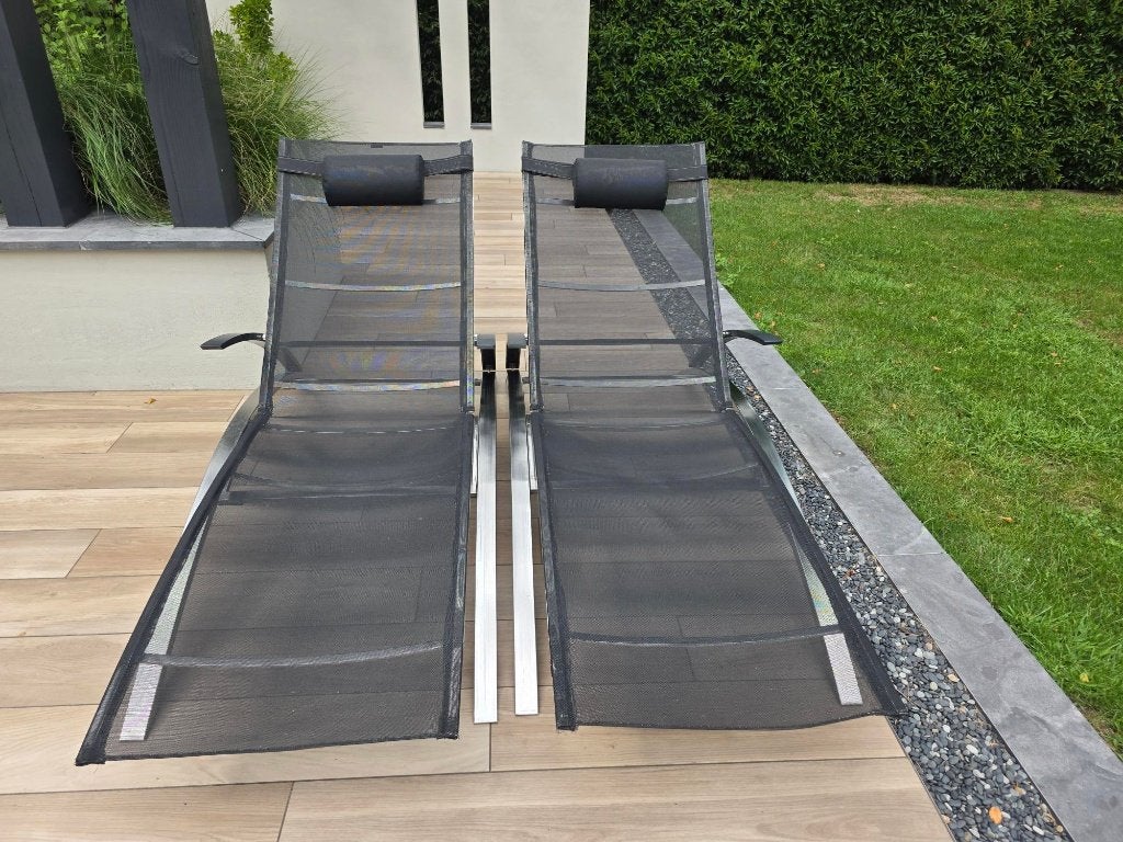 Royal Botania O-Zon Loungers., Ophalen, Gebruikt, Rvs, Stoel