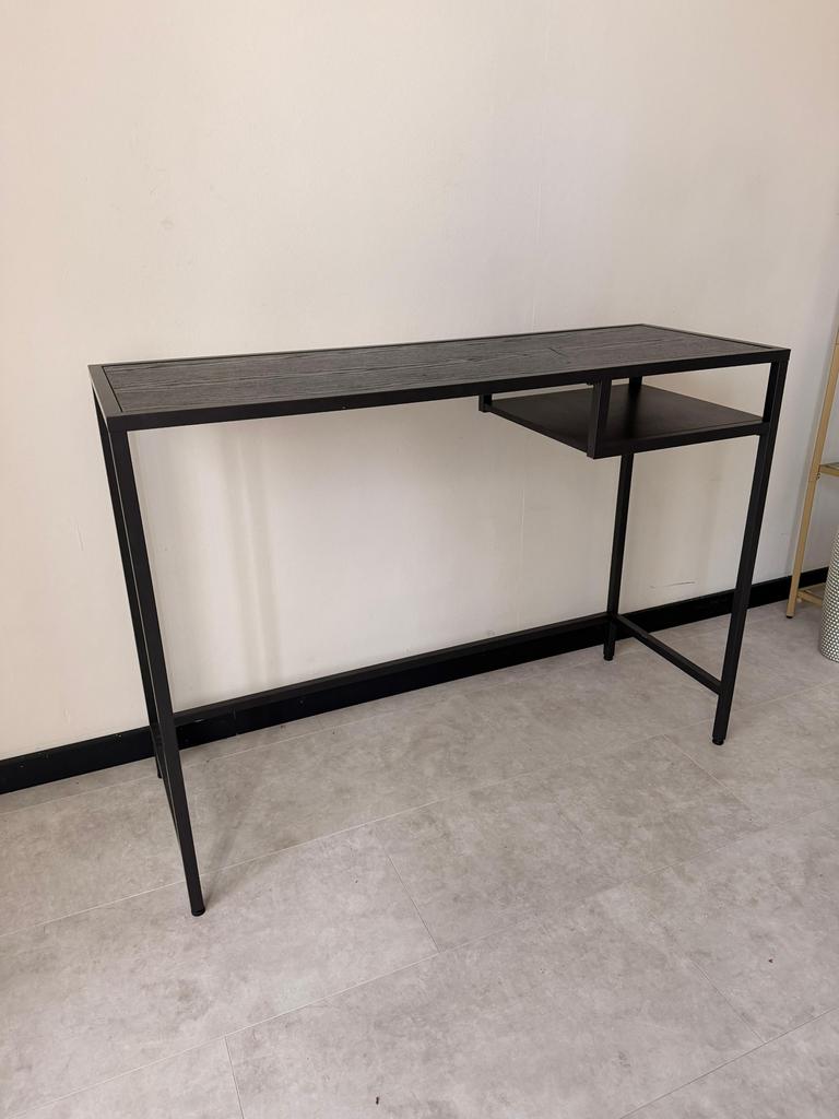 Sidetable met vak, Huis en Inrichting, Tafels | Sidetables, Ophalen, 100 tot 150 cm, Zo goed als nieuw, 25 tot 50 cm