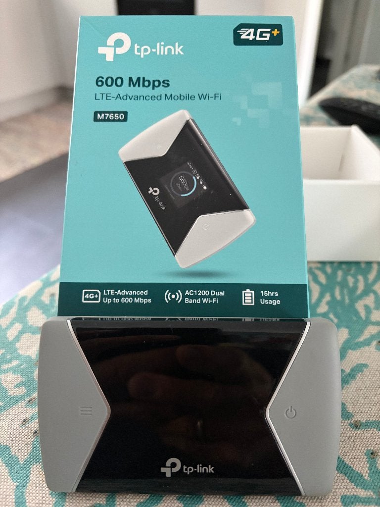 TP-Link M7650 MiFi Router – Supersnel 4G+ WiFi (600 Mbps), Computers en Software, Routers en Modems, Ophalen of Verzenden, Zo goed als nieuw