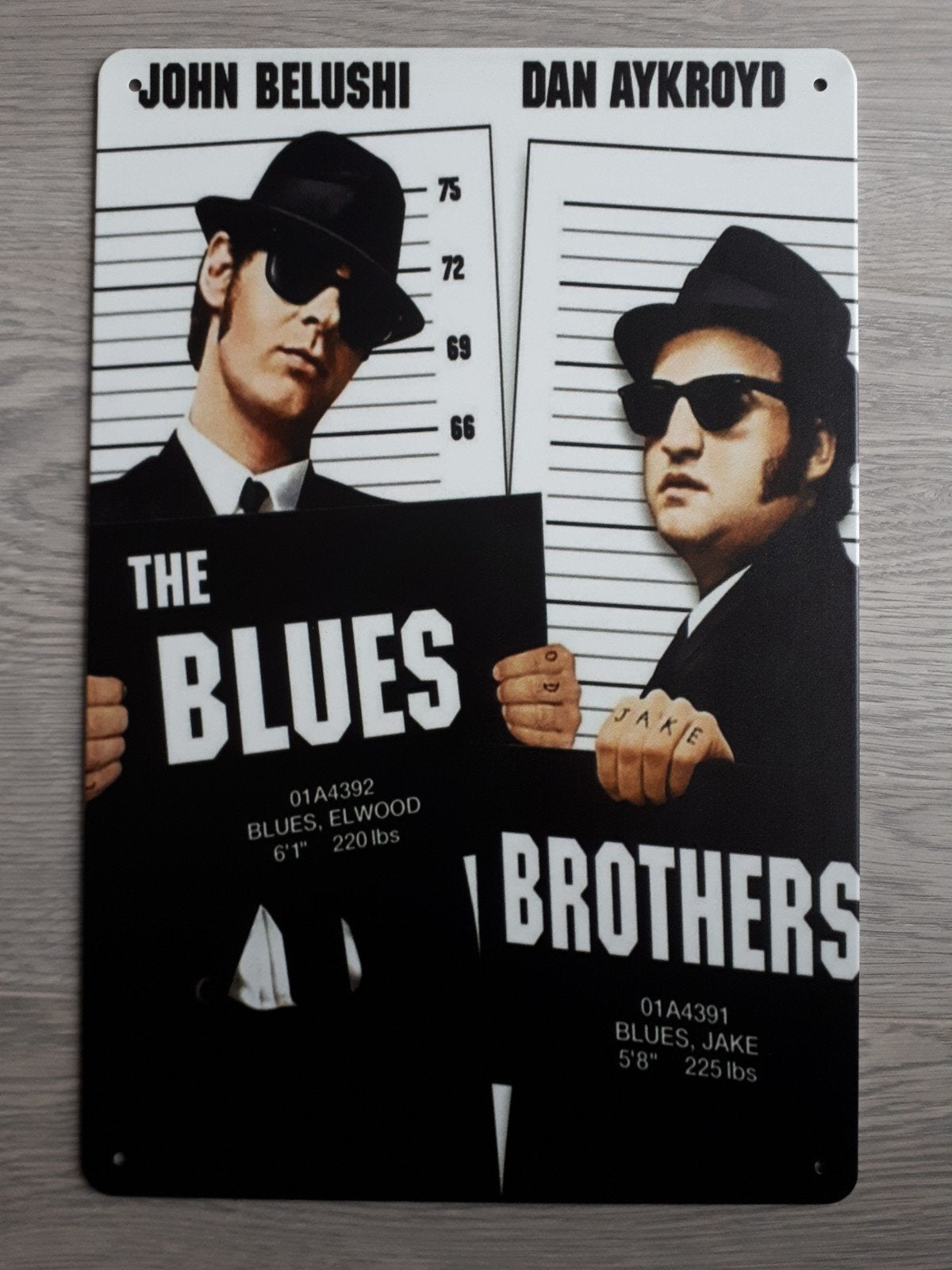 The Blues Brothers 20x30 cm Metalen Reclamebord, Verzamelen, Verzenden, Nieuw, Poster, Artwork of Schilderij