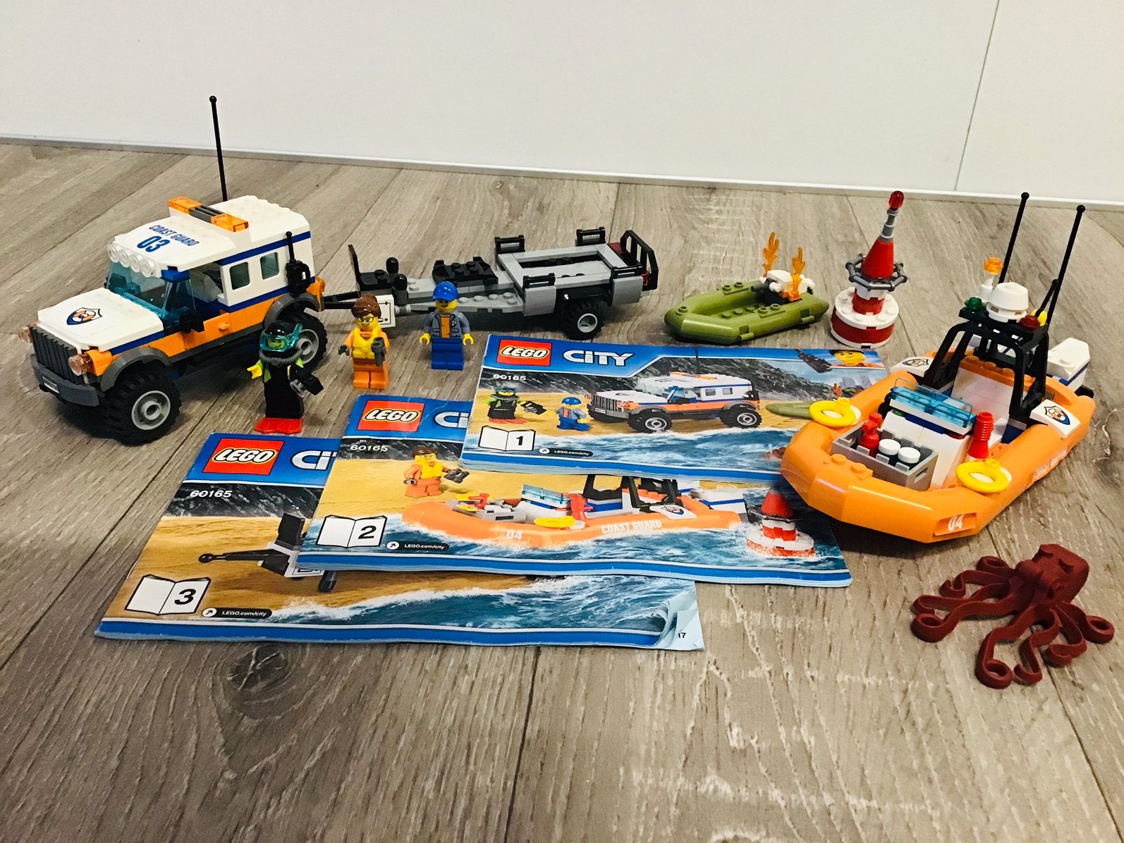 LEGO city 60165, jeep rib 4x4 response unit, compleet, ZGAN, City, Lego, Ophalen of Verzenden, Complete set
