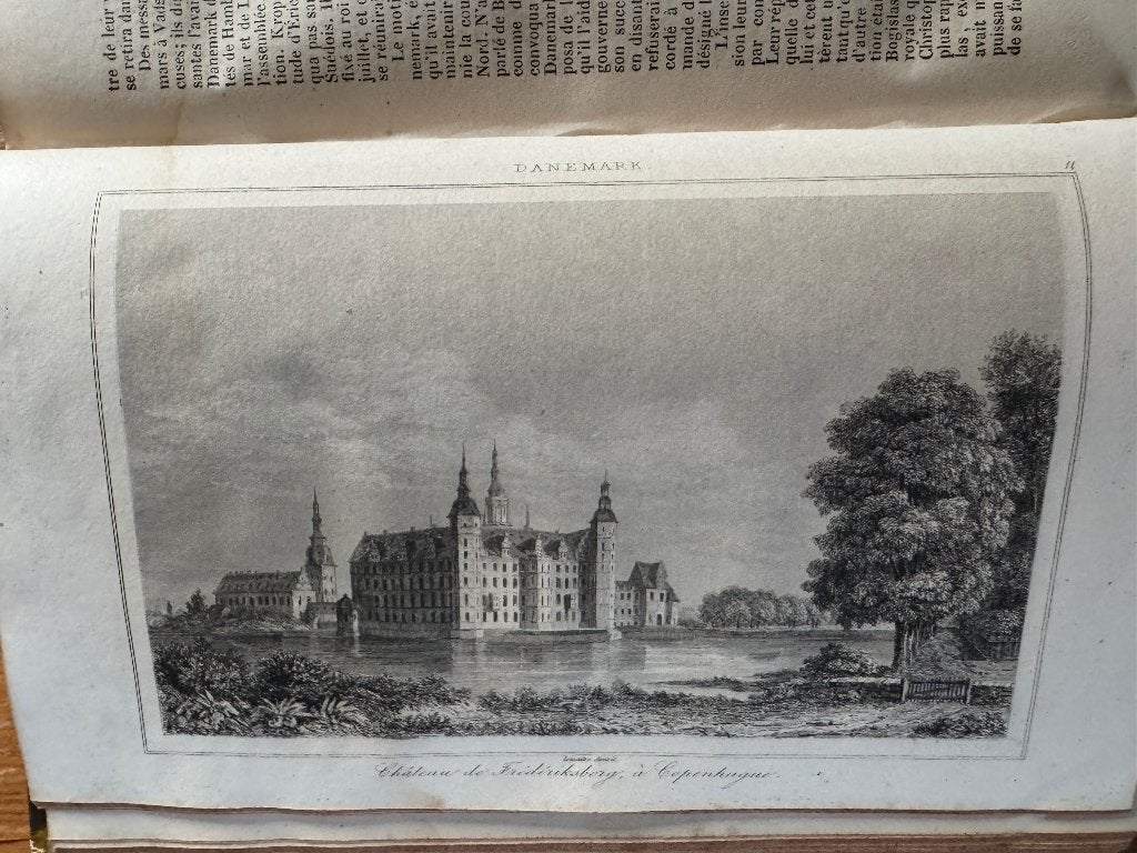 1846 - etsen - Denemarken - veel gravures / OuD / P0871, Antiek en Kunst, Antiek | Boeken en Bijbels, Ophalen of Verzenden