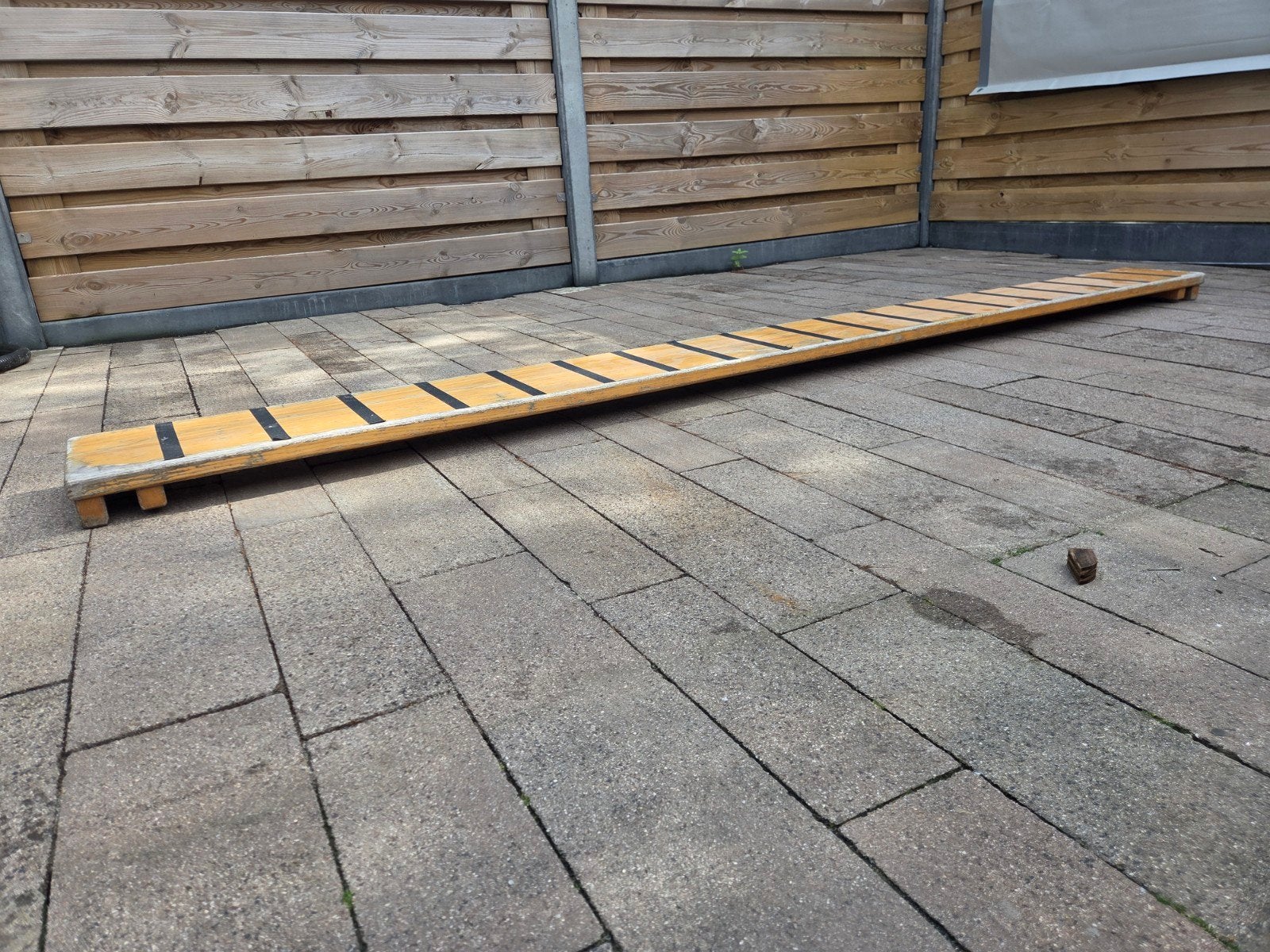 Turnbalk 274 cm lang - Ideaal voor thuis trainen, Sport en Fitness, Ophalen, Gebruikt, Meerkleurig, Materiaal