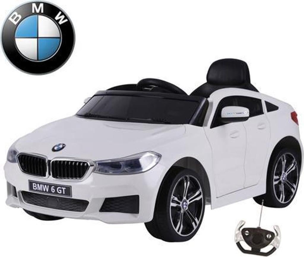 BMW 6GT Electrische kinderauto wit/zwart, Ophalen, Dutch bv, Info@dutchbv.nl, Nieuw