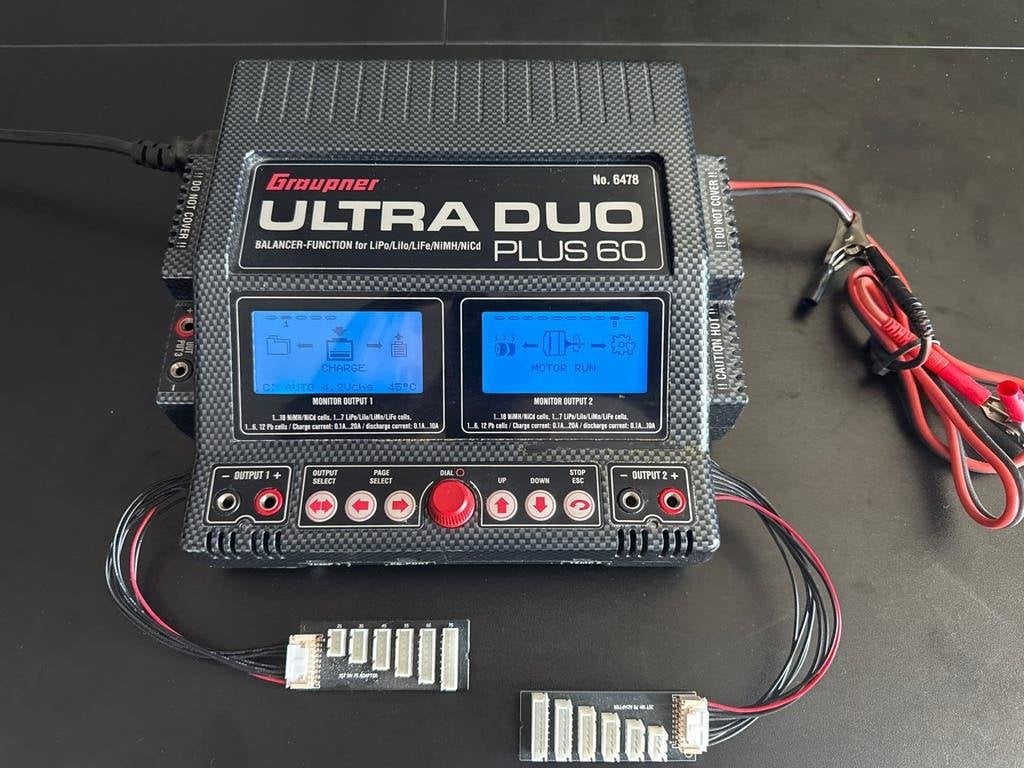 Graupner Ultra Duo Plus 60 Balancer Lader, Ophalen of Verzenden, Zo goed als nieuw