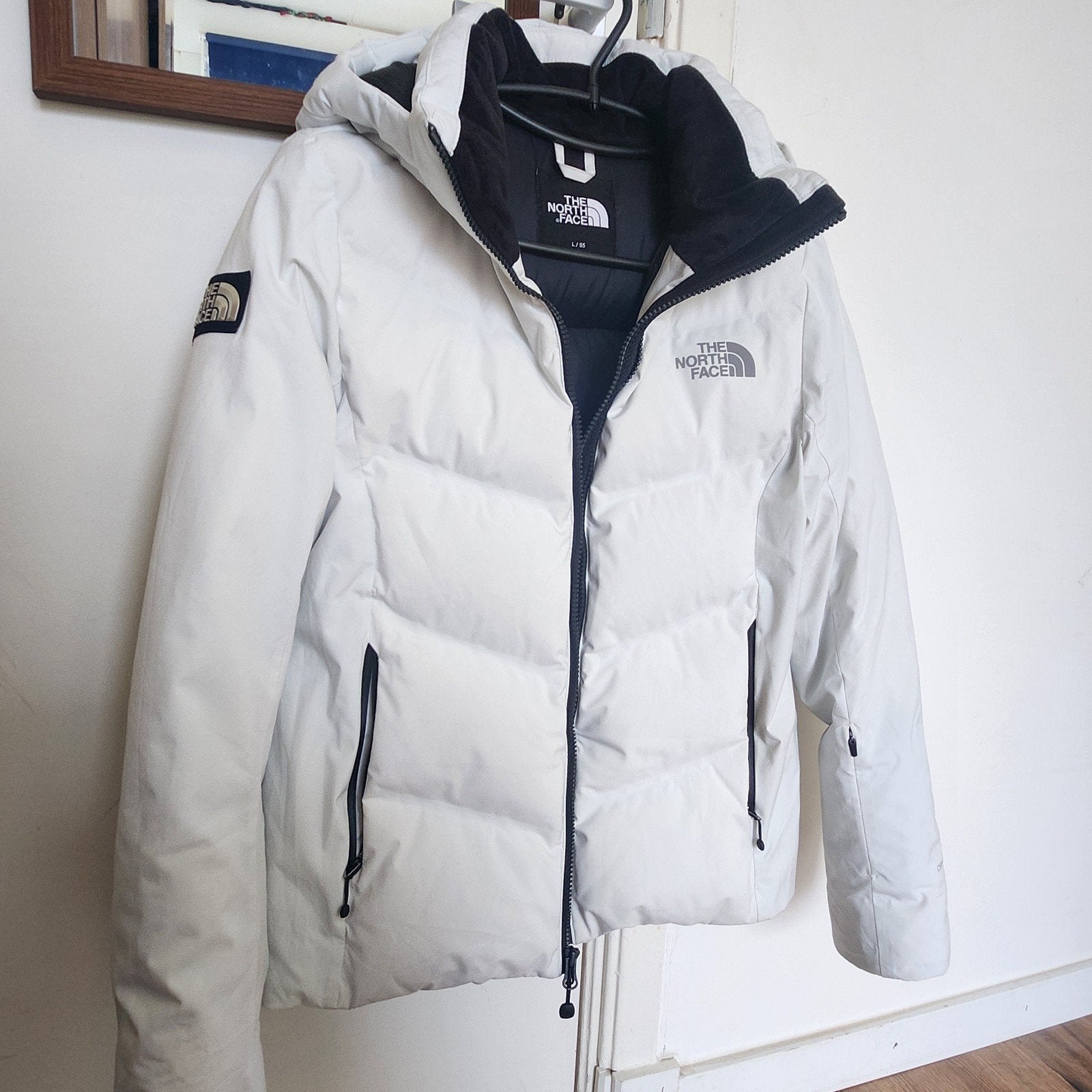 [The North Face] Beira puffer jacket, Kleding | Dames, Ophalen, Wit, Zo goed als nieuw, The North Face