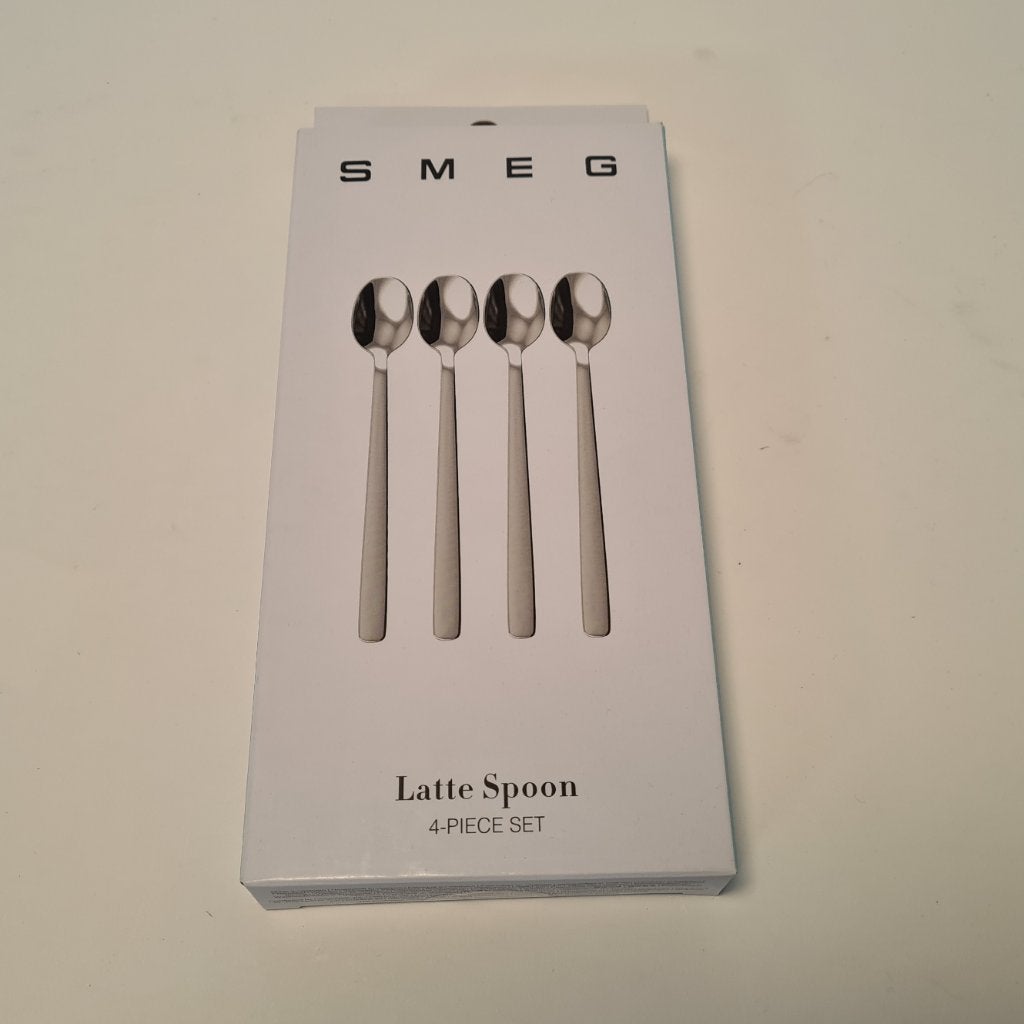 SMEG Latte Lepels | Toetjes Lepels | 4 Delig | Nieuw, Ophalen of Verzenden, Nieuw, Rvs of Chroom