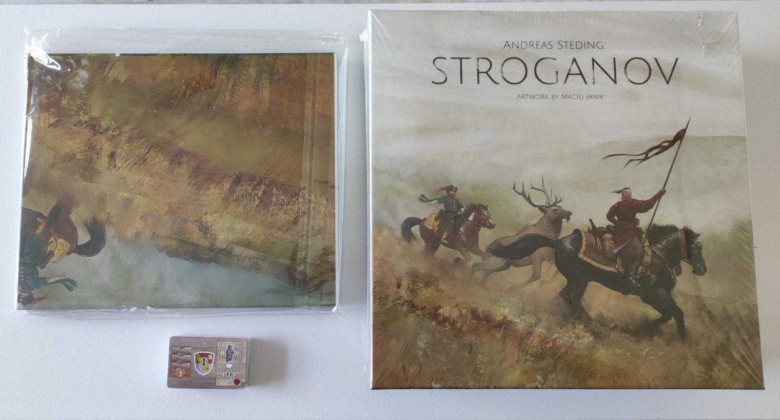 Kickstarter - Stroganov deluxe edition, Een of twee spelers, Ophalen of Verzenden, Nieuw, Game Brewer