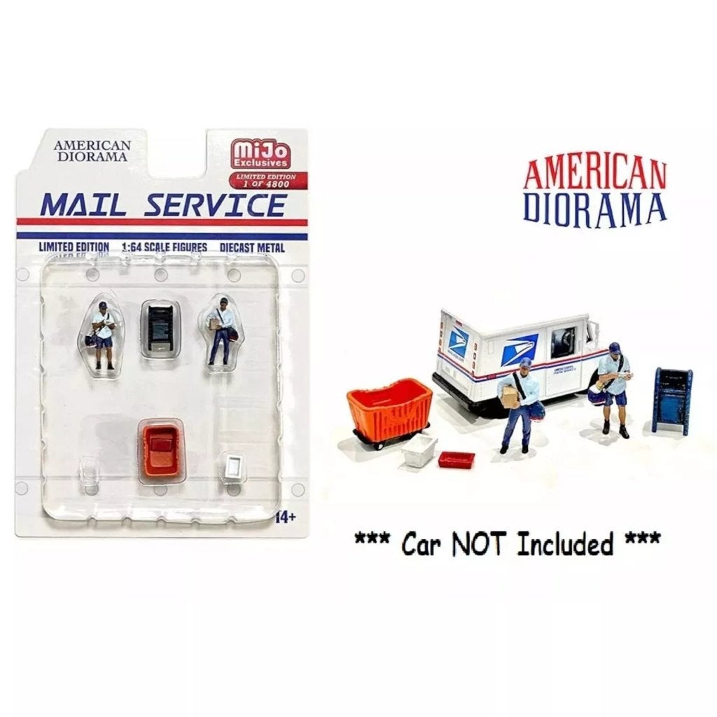 Figuurtjes Poppetjes van American Diorama 1/64 Mail Service, Hobby en Vrije tijd, Ophalen of Verzenden, Nieuw, Overige typen