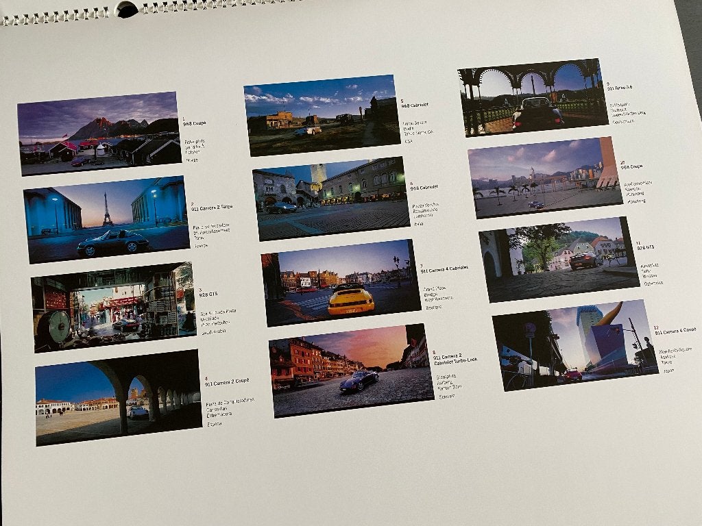 Porsche Kalender 1993 incl Verzamelaarsmunt, Boeken, Ophalen, Zo goed als nieuw, Porsche