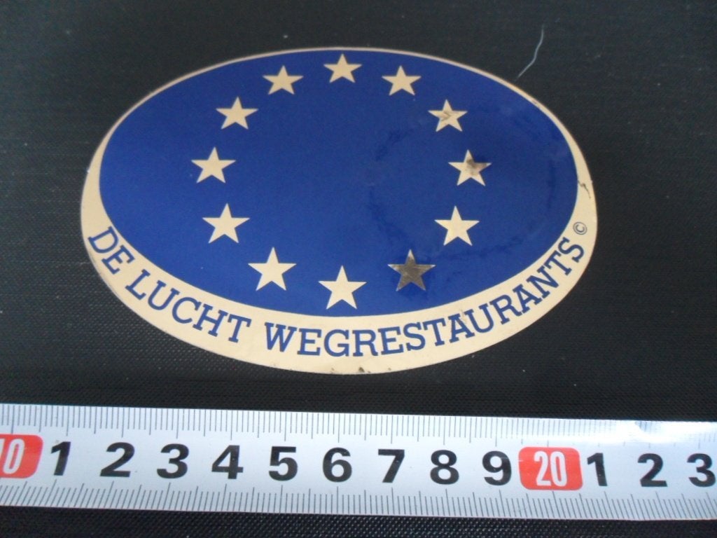 sticker DE LUCHT Wegrestaurants  Folie, Ophalen, Zo goed als nieuw