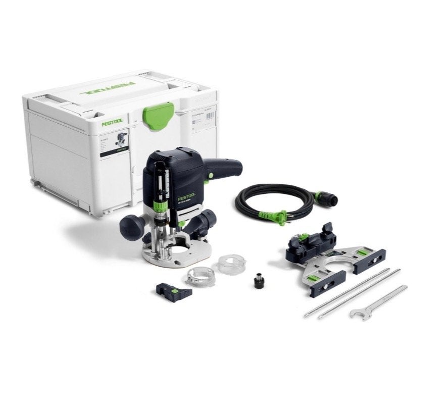 Festool OF 1010 REBQ-Plus Bovenfrees in Systainer, Ophalen of Verzenden, Zo goed als nieuw, Elektrisch, Bovenfrees