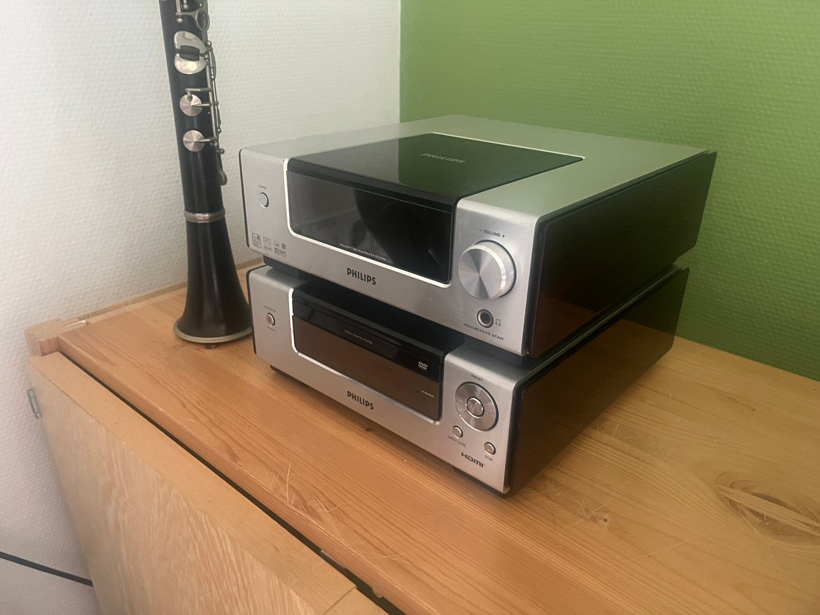 Philips buizen versterker rnaranzt onkyo, Audio, Tv en Foto, Ophalen of Verzenden, Zo goed als nieuw, Philips