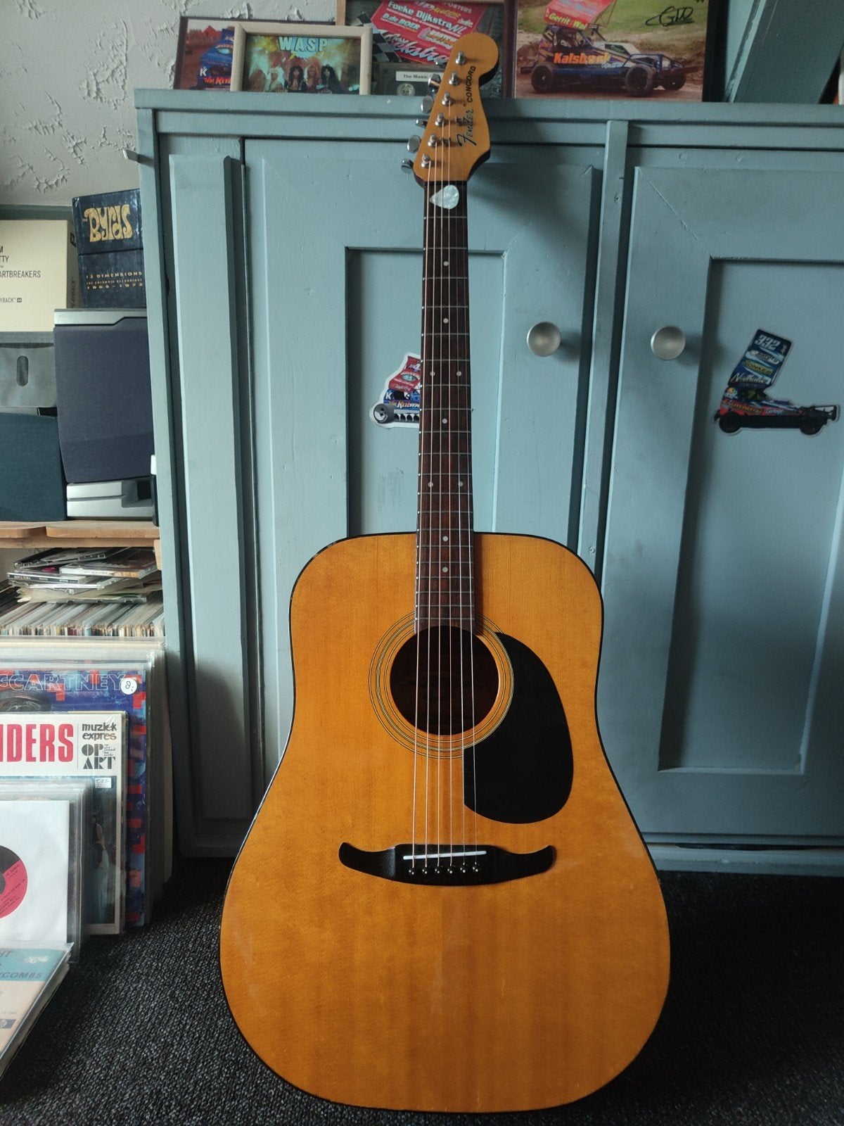 Fender concord akoestische gitaar als nieuw, Ophalen, Zo goed als nieuw, Western- of Steelstringgitaar