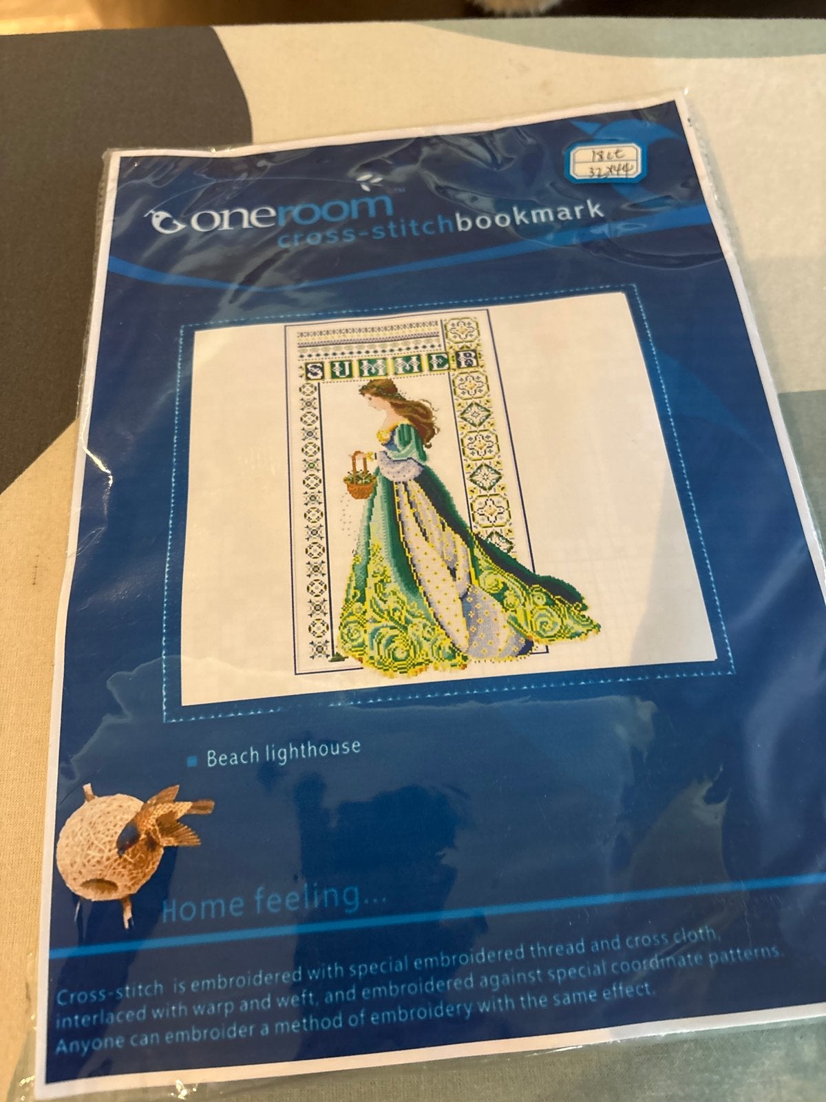 Nieuw Borduurpakket - OneRoom Cross-Stitch Bookmark Zomer, Verzenden, Nieuw, Handborduren, Borduurpakket