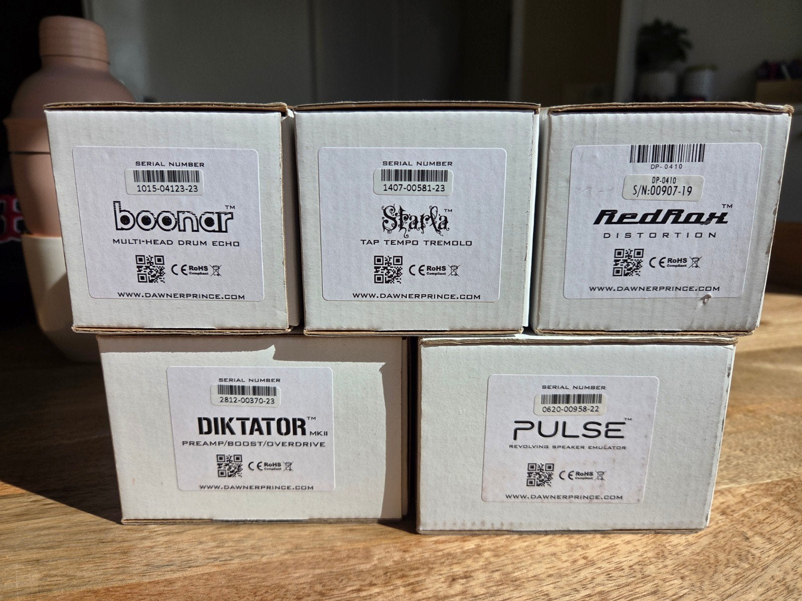 Dawner Prince Electronics Gitaarpedalen (diverse modellen), Muziek en Instrumenten, Ophalen of Verzenden, Zo goed als nieuw, Delay of Echo