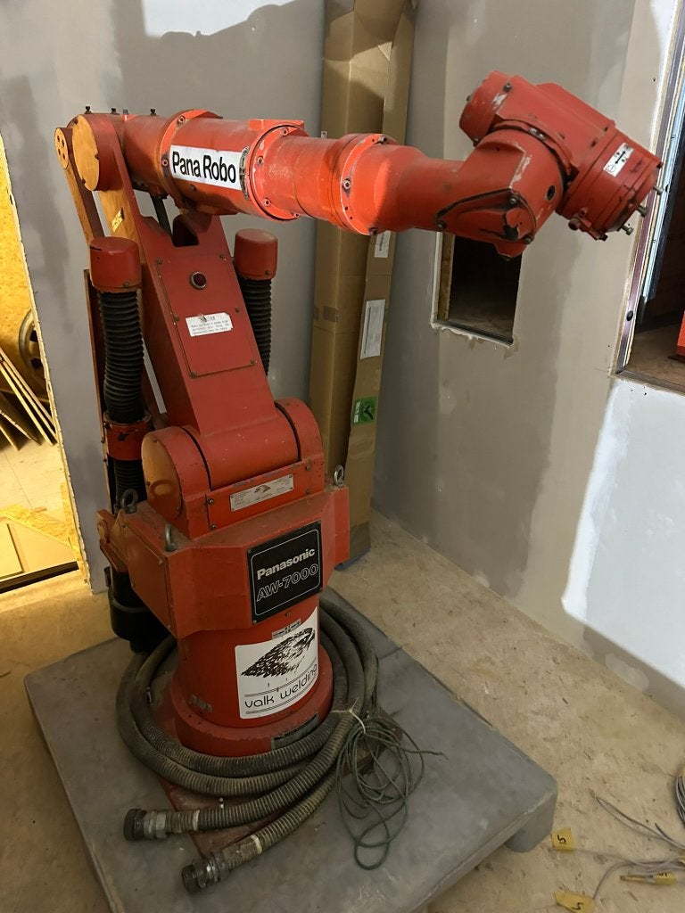 Industriële lasrobot, robotarm, Ophalen