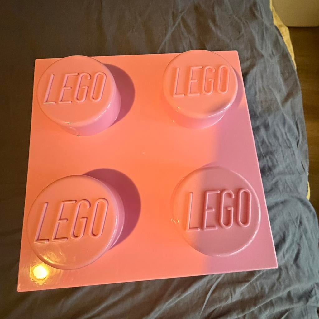 Roze LEGO opbergdoos met lade, Kinderen en Baby's, Speelgoed | Duplo en Lego, Ophalen of Verzenden, Zo goed als nieuw, Overige typen