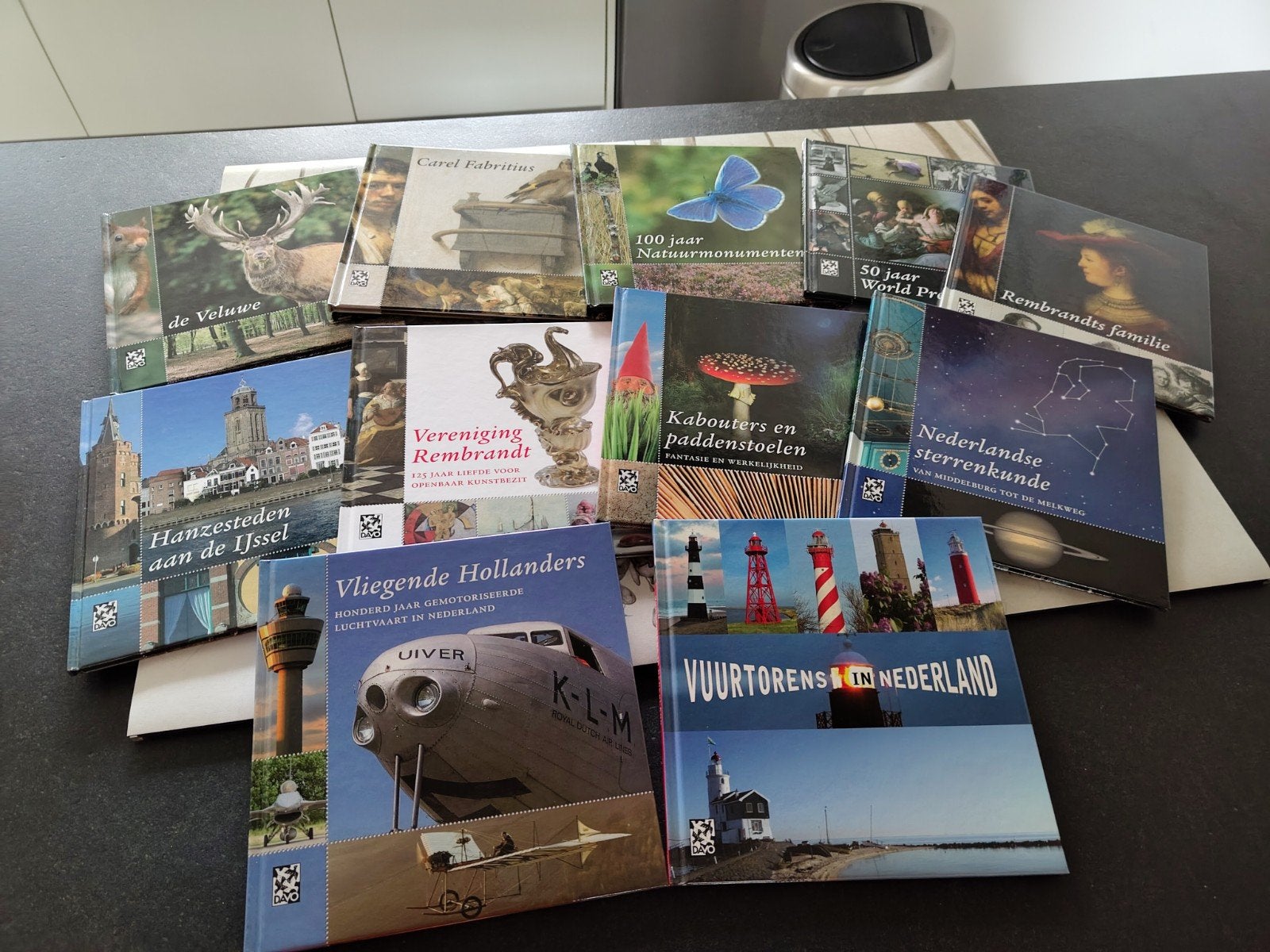 foto's DAVO themaboeken. Incl. de zegels boek 1 -25, Eén persoon, Ticket of Toegangskaart