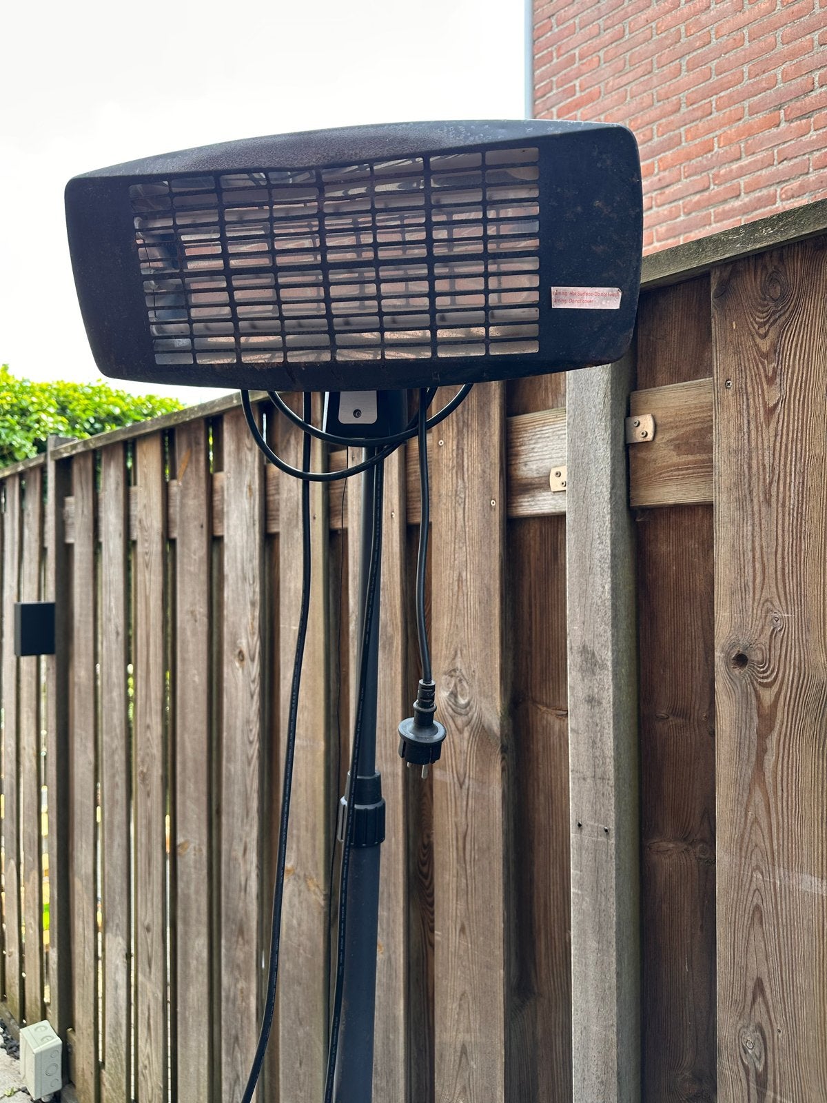 Terrasverwarmer op standaard - Elektrisch - Heater, Ophalen, Gebruikt, Elektrisch, Vloer