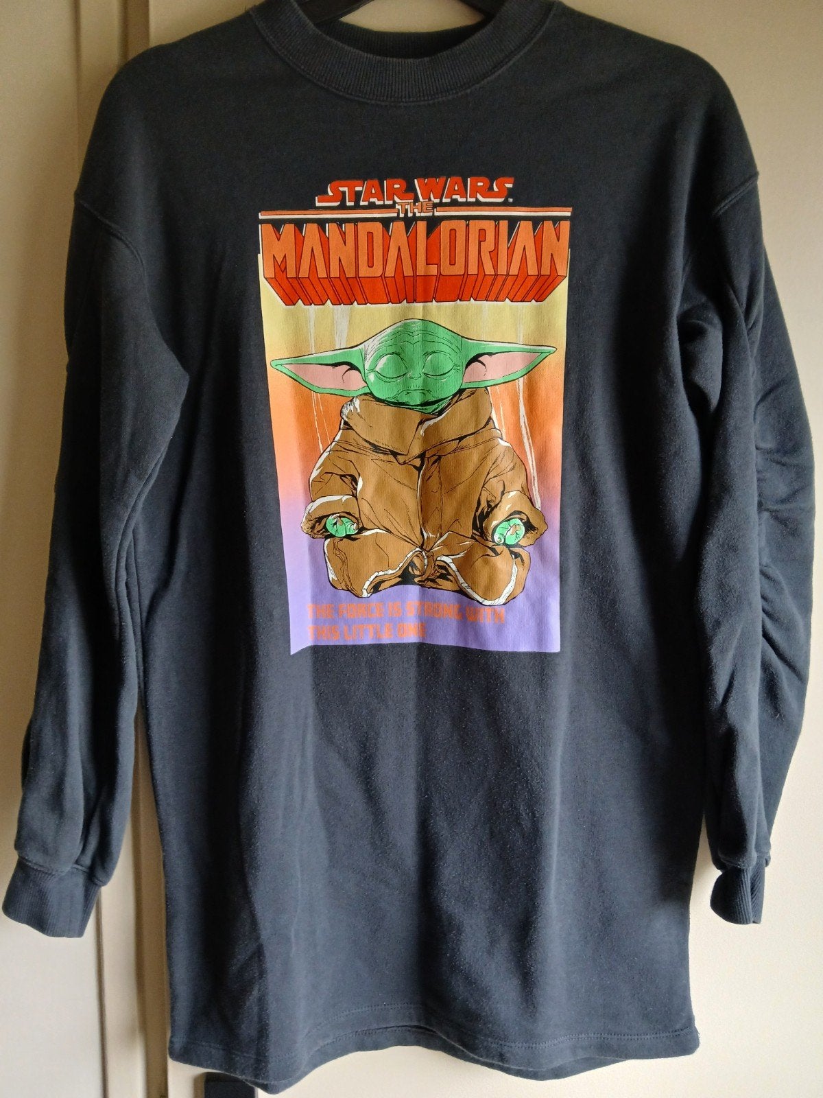 Star Wars The Mandalorian Baby Yoda Grogu Sweater H&M, H&M, Zwart, Ophalen of Verzenden, Maat 36 (S)