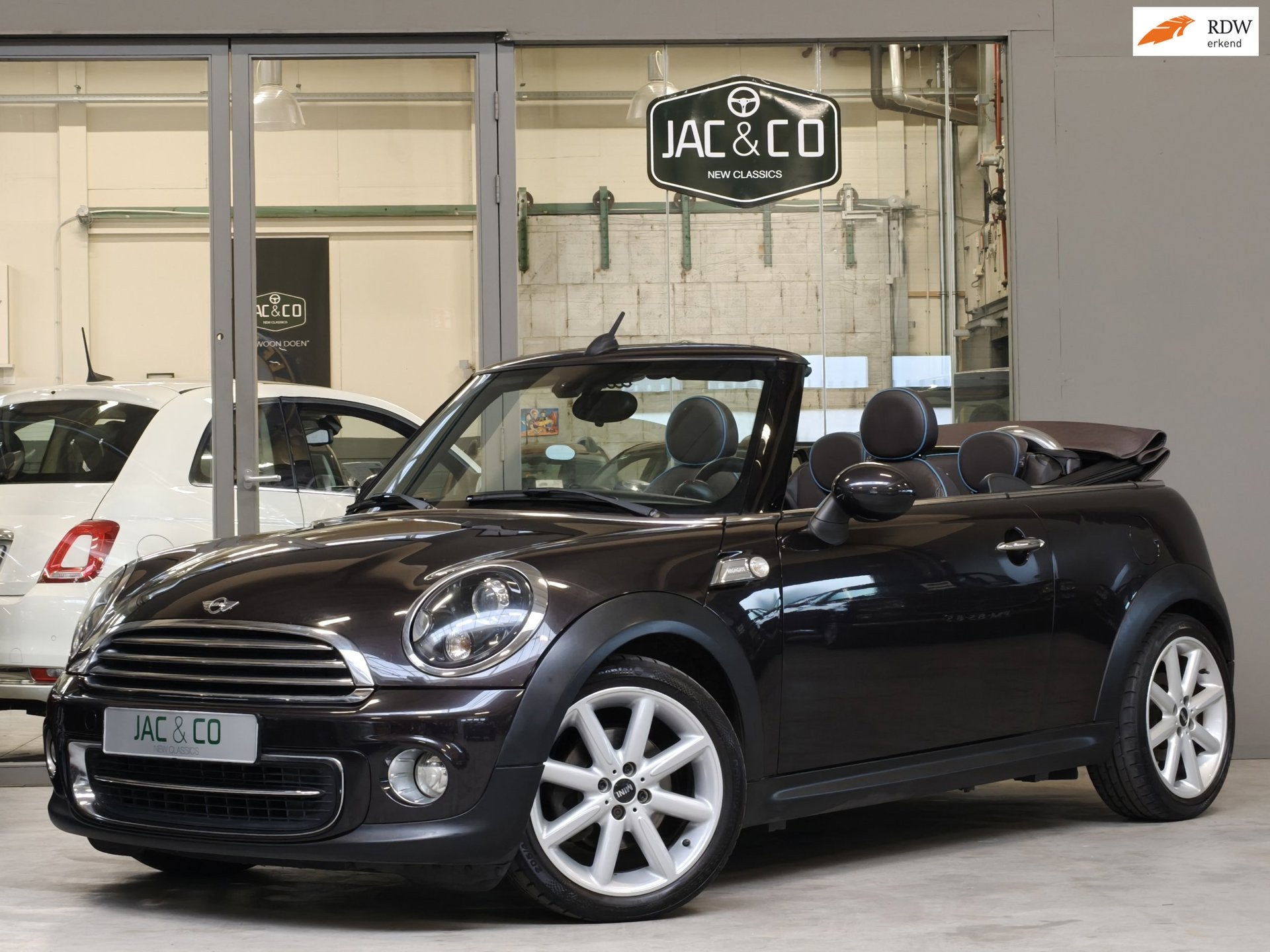 Mini Cabrio 1.6 Cooper Highgate NAP Leder Xenon, Euro 5, Gebruikt, 4 cilinders, 4 stoelen
