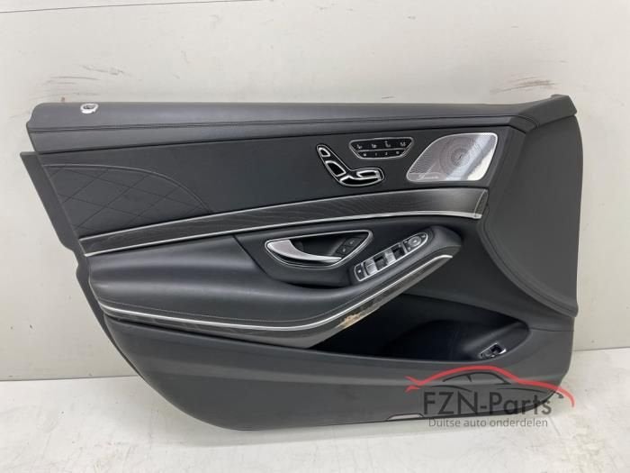 Mercedes Benz S-klasse w222 Deurpaneel Links-voor Leer Memor, Ophalen of Verzenden, Gebruikt