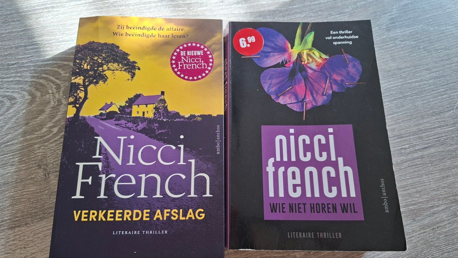 Nicci French - Wie Niet Horen Wil & Verkeerde Afslag, Ophalen of Verzenden