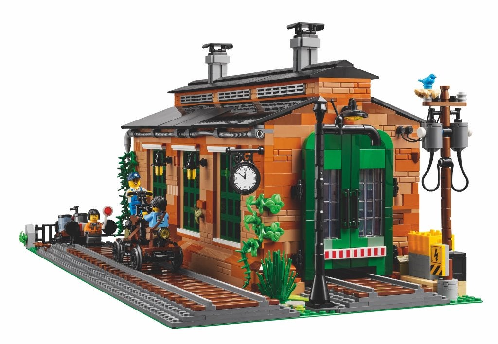 LEGO Bricklink Designer Program 910033 Old Train Engine Shed, Lego, Nieuw, Ophalen of Verzenden, Compleet