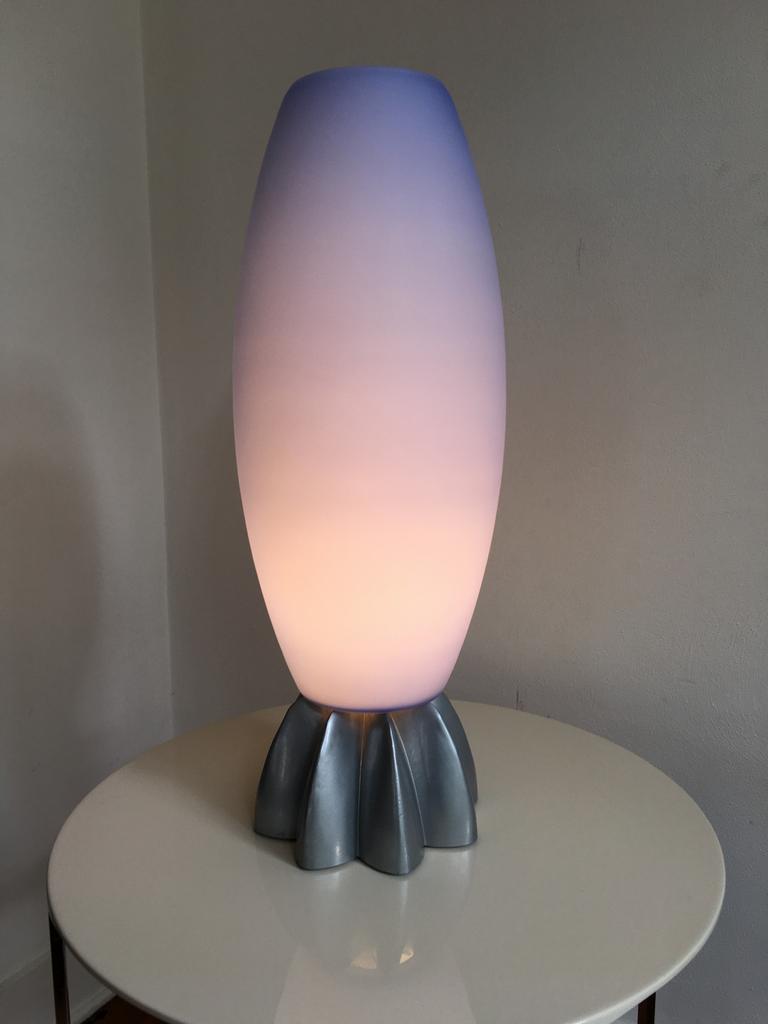 Vintage Foscarini Fruit no. 1 tafellamp - Violet, Huis en Inrichting, Ophalen, Zo goed als nieuw, Glas, 50 tot 75 cm