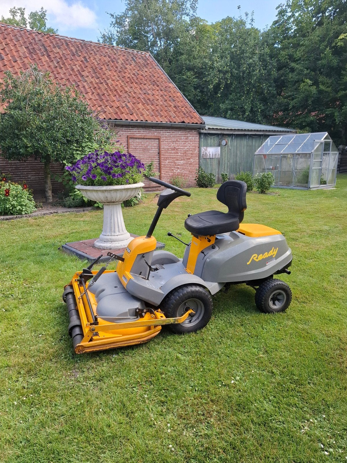 stiga ready zitmaaier., Tuin en Terras, Ophalen, Gebruikt, Mulchfunctie, Stiga zitmaaier