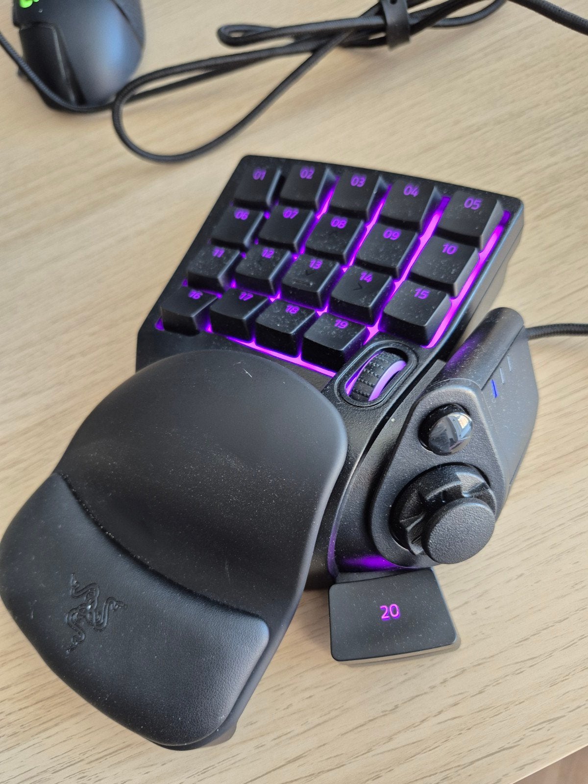 Razer Tartarus V2 Gaming Keypad - Zo goed als nieuw, Verlichte toetsen, Ophalen of Verzenden, Razer, Bedraad