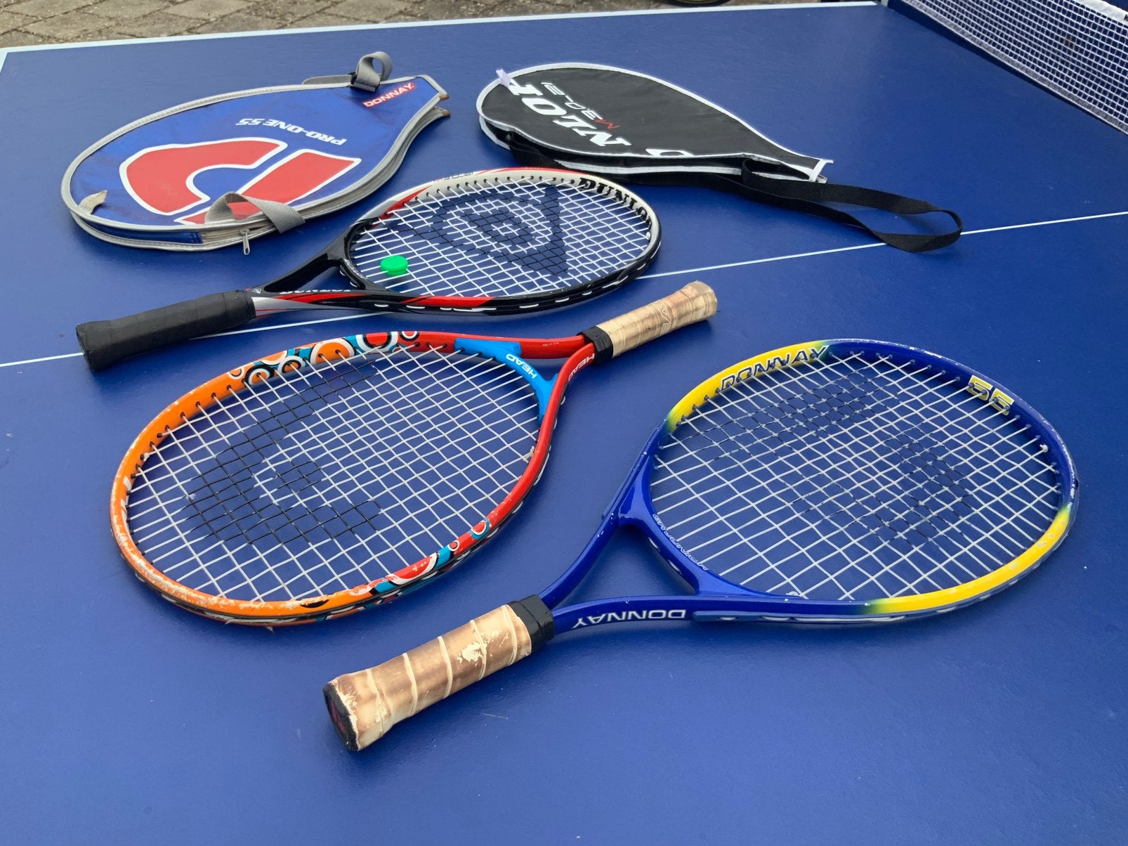 Tennisrackets mini/kinderen 3 stuks, Sport en Fitness, Tennis, Gebruikt, L00, Racket, Ophalen