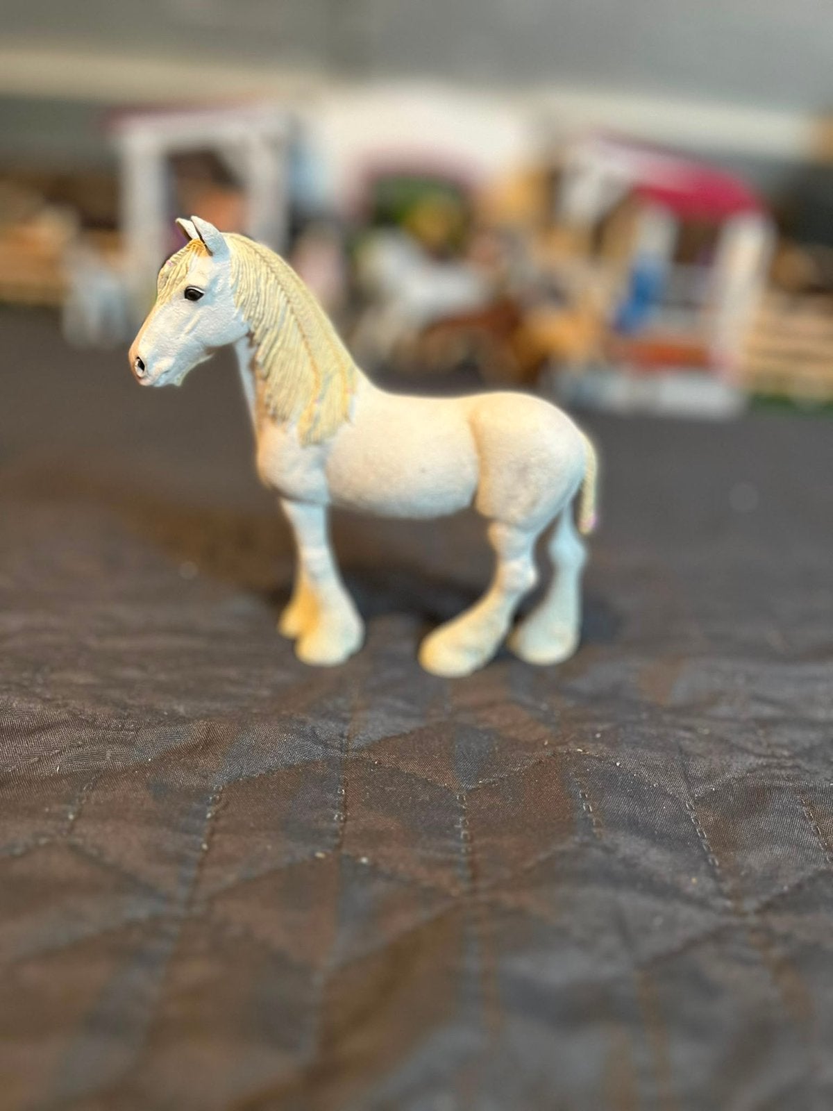 Sleigh paard, Ophalen of Verzenden, Gebruikt, Paard, Beeldje of Figuurtje