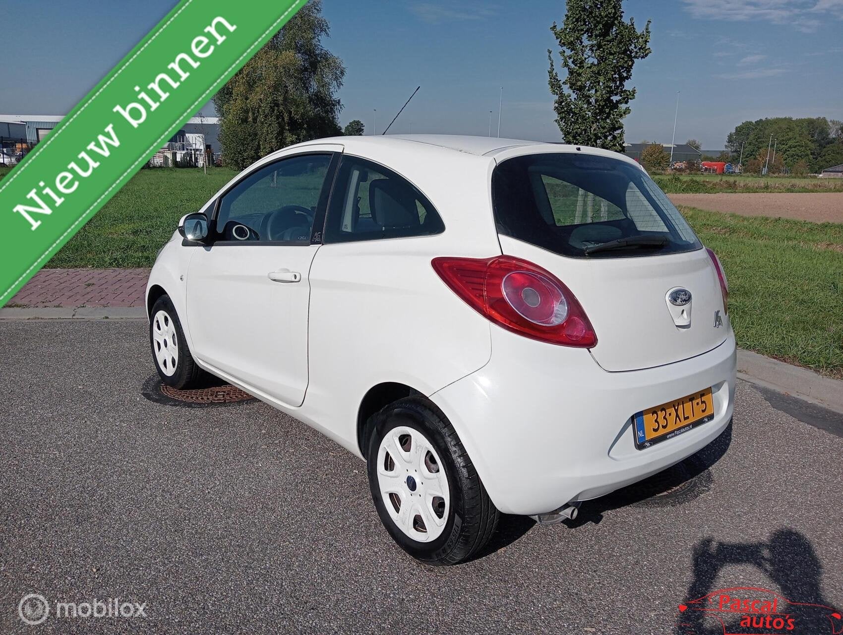 Ford Ka 1.2 NAP Airco NW APK, Voorwielaandrijving, Euro 5, Stof, Gebruikt