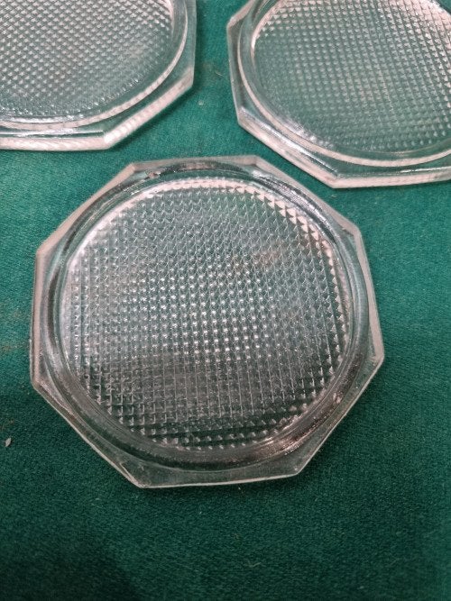 onderzetters glas vintage 11 stuks, Ophalen of Verzenden, 'T Olde Gre-j, Info@toldegrej.nl, Endepoelstraat 20f Didam