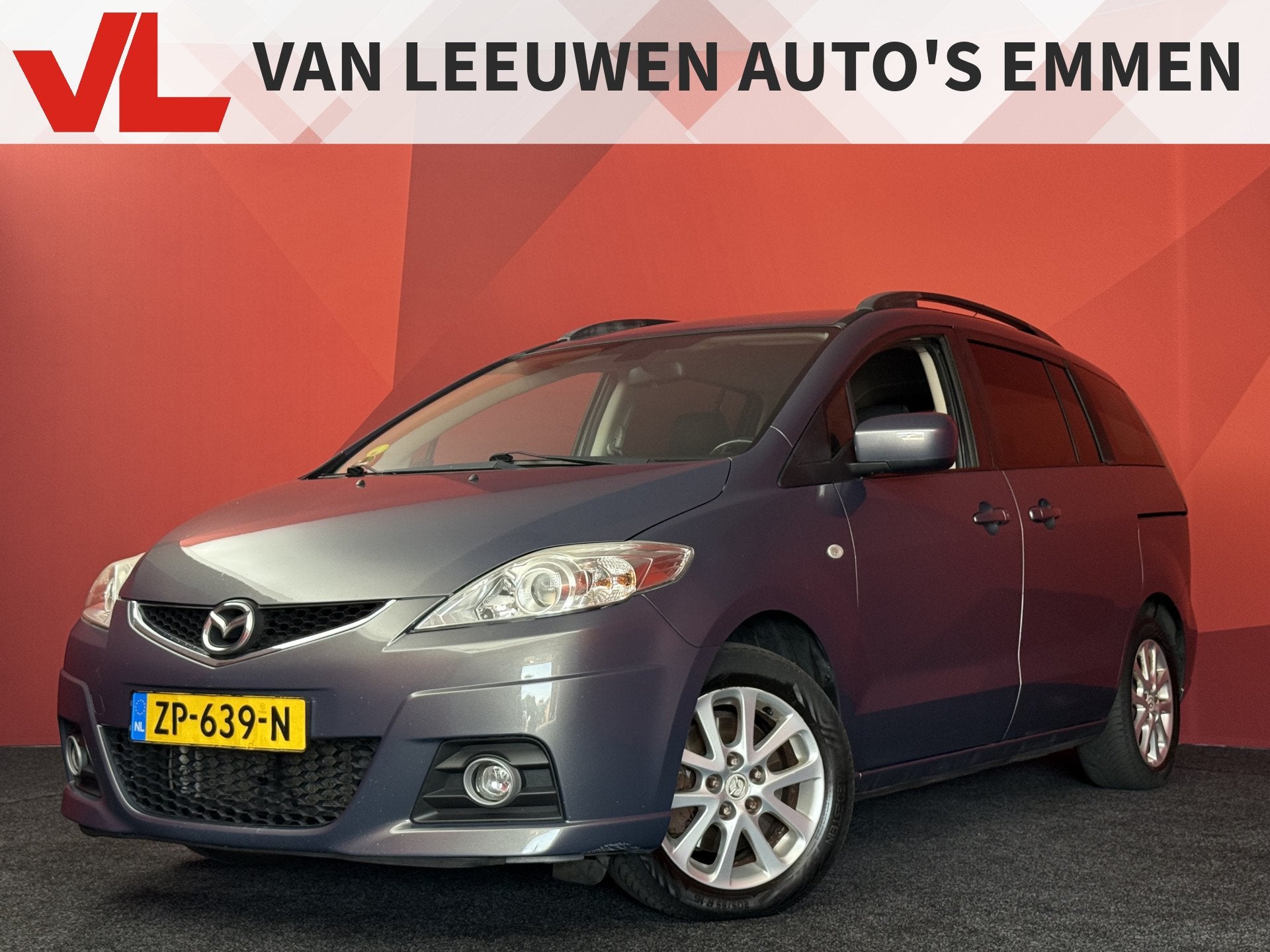 Mazda 5 2.0 Katano | Airco | 7 Persoons | Trekhaak | Cruise, Auto's, Mazda, 145 pk, Gebruikt, Zwart, 4 cilinders