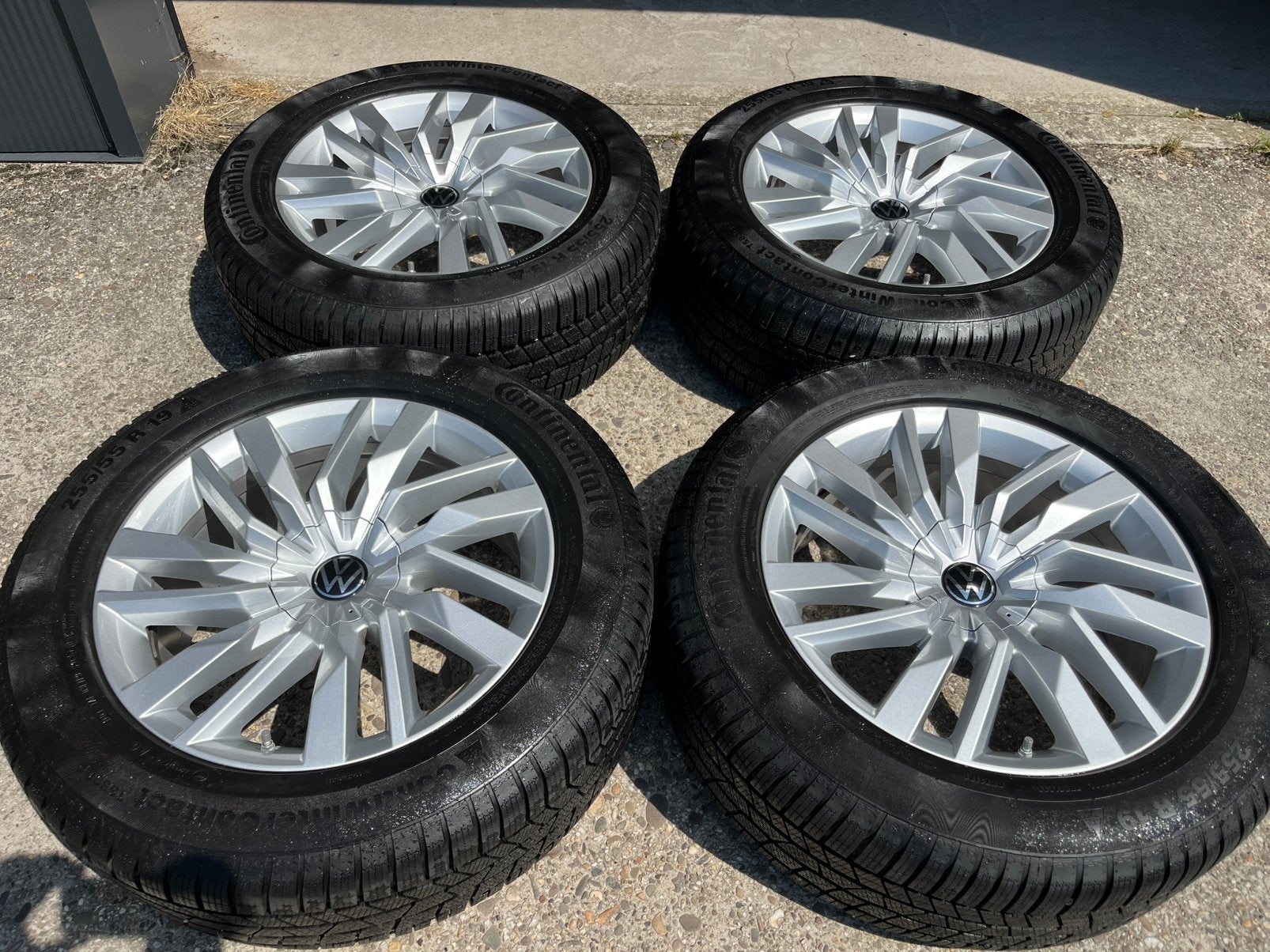 19” originele Volkswagen Touareg III winter velgen DEMO, 255 mm, Banden en Velgen, Nieuw, Winterbanden