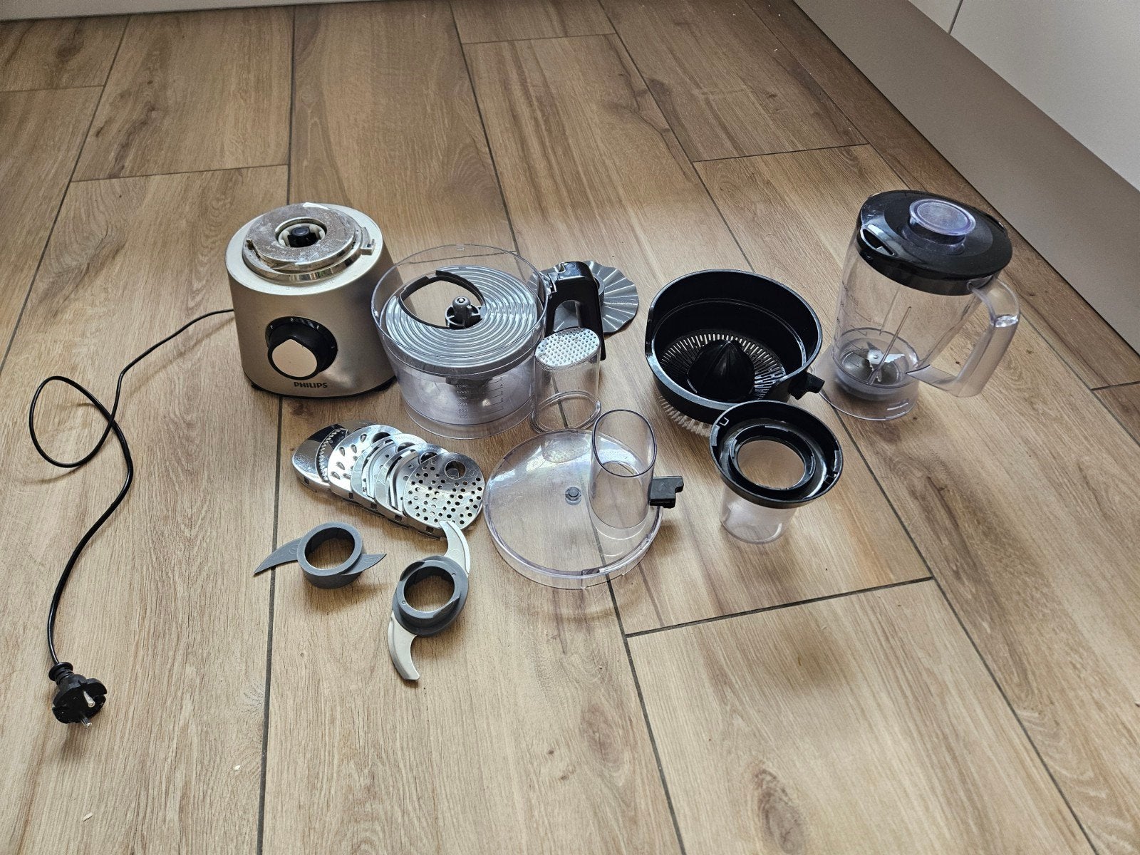 Philips blender / foodprocessor, Ophalen of Verzenden, Gebruikt, Blender