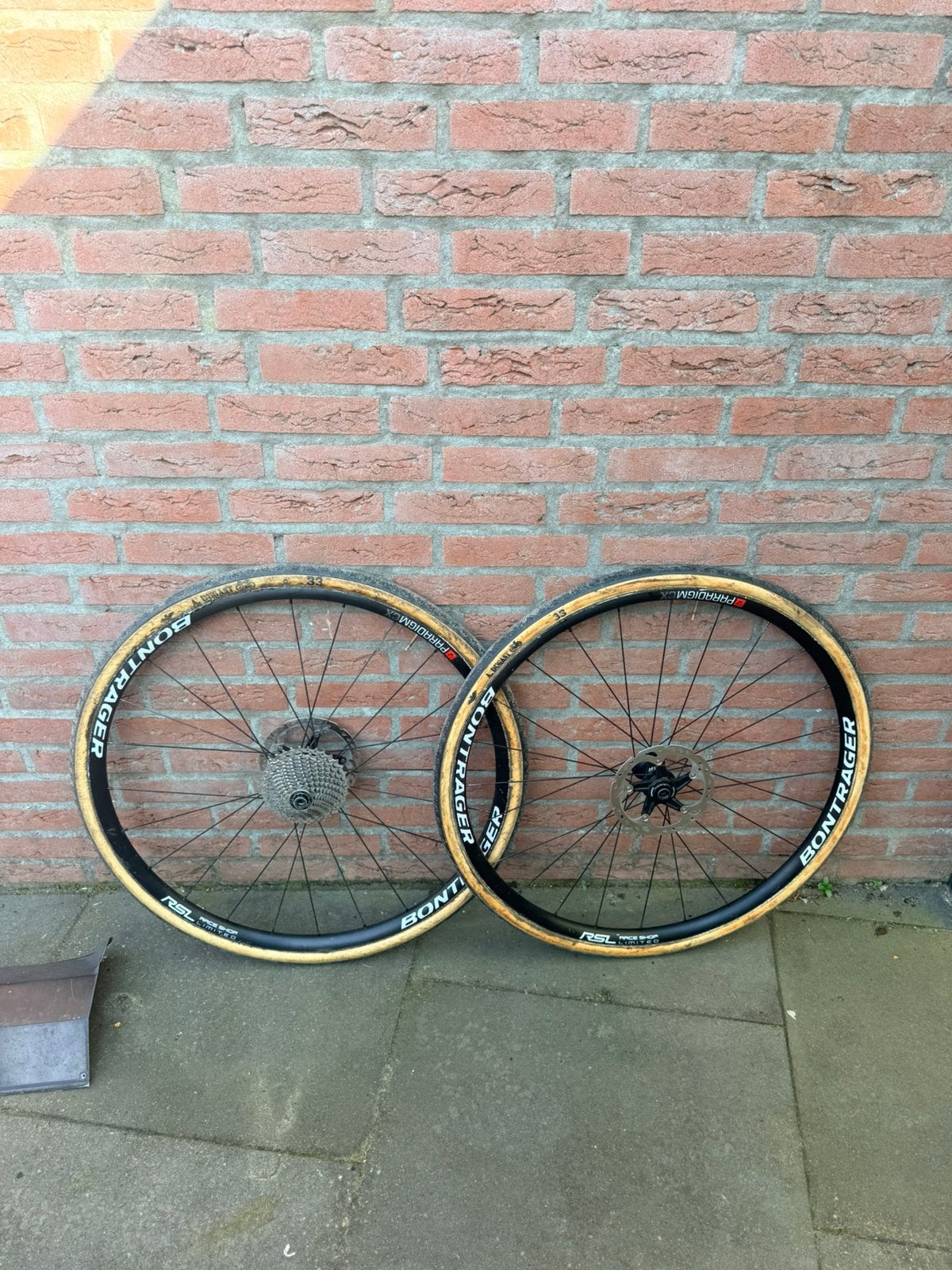 Bontrager paradigm cx tube wielset met pipisquallo tubes, Wiel, Gebruikt, Ophalen of Verzenden, Aluminium