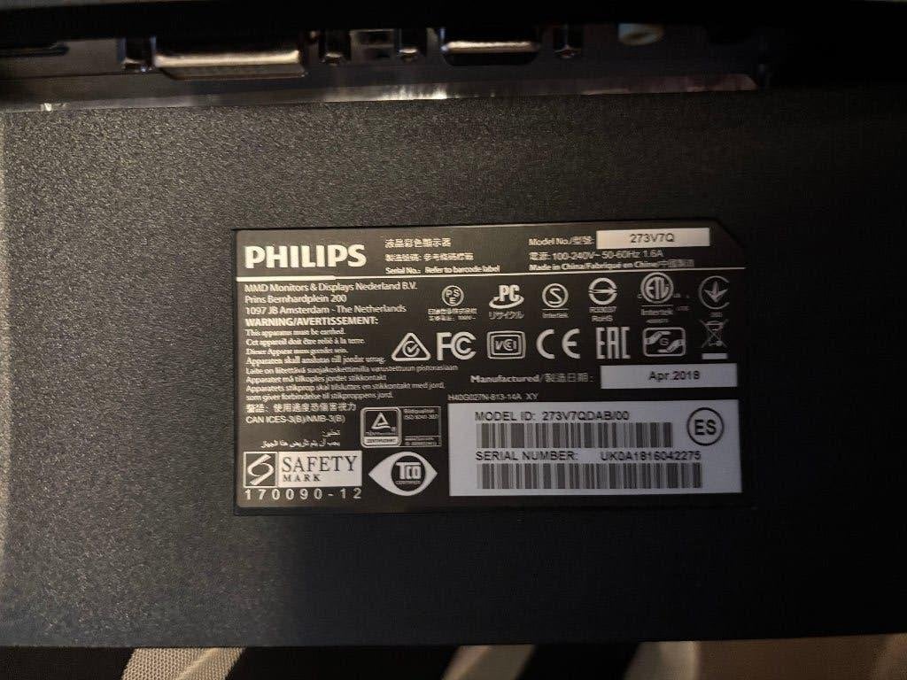 Philips Full HD LCD-monitor, Ophalen, Gebruikt, 3 tot 5 ms, Full HD